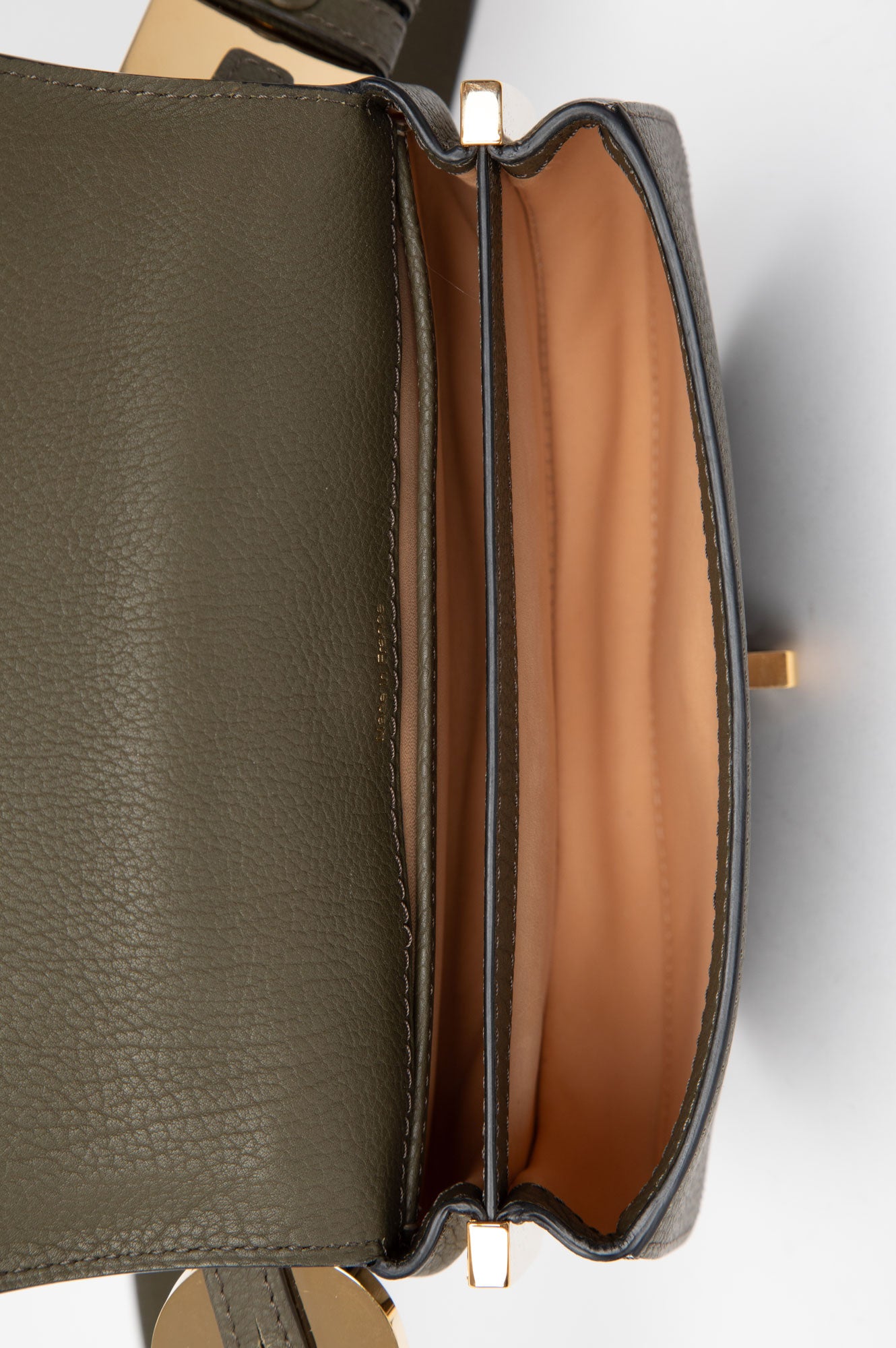 Delvaux Green Le Mutin Saddle Bag