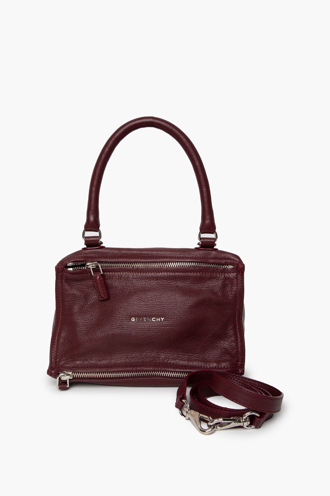 Givenchy Burgundy Small Pandora Bag