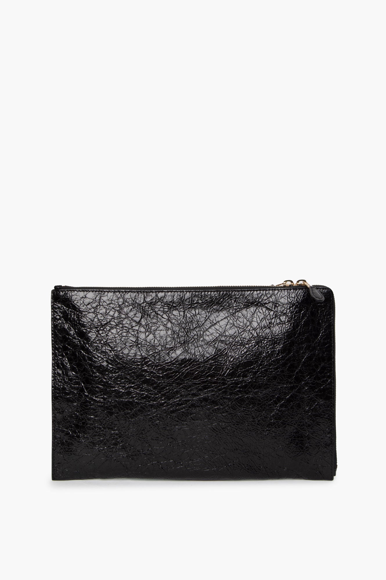 Balenciaga Black Motocross Clutch