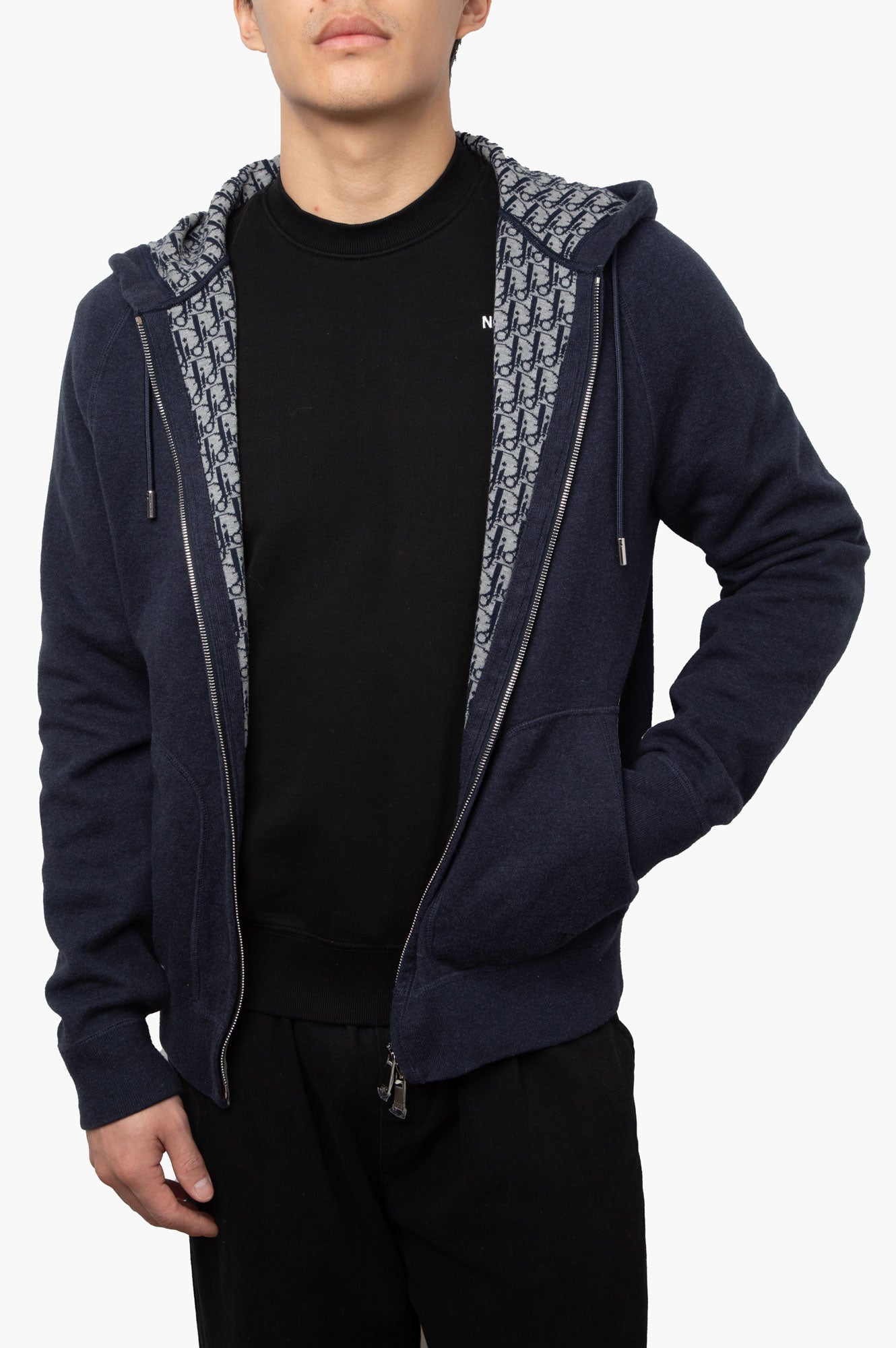 Dior Blue Oblique Jacket Men's Size 48