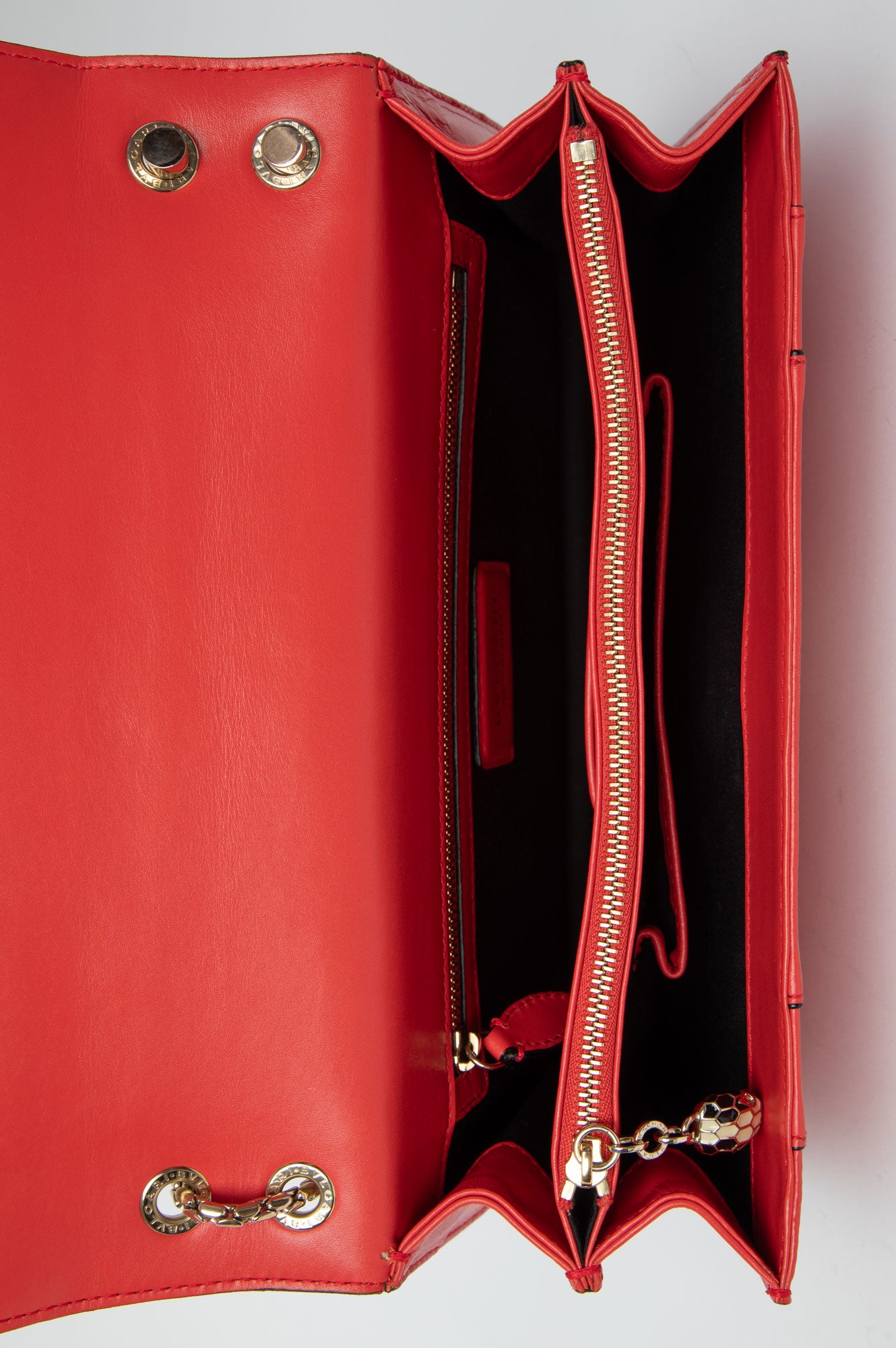 Bvlgari Serpenti Red Shoulder Bag