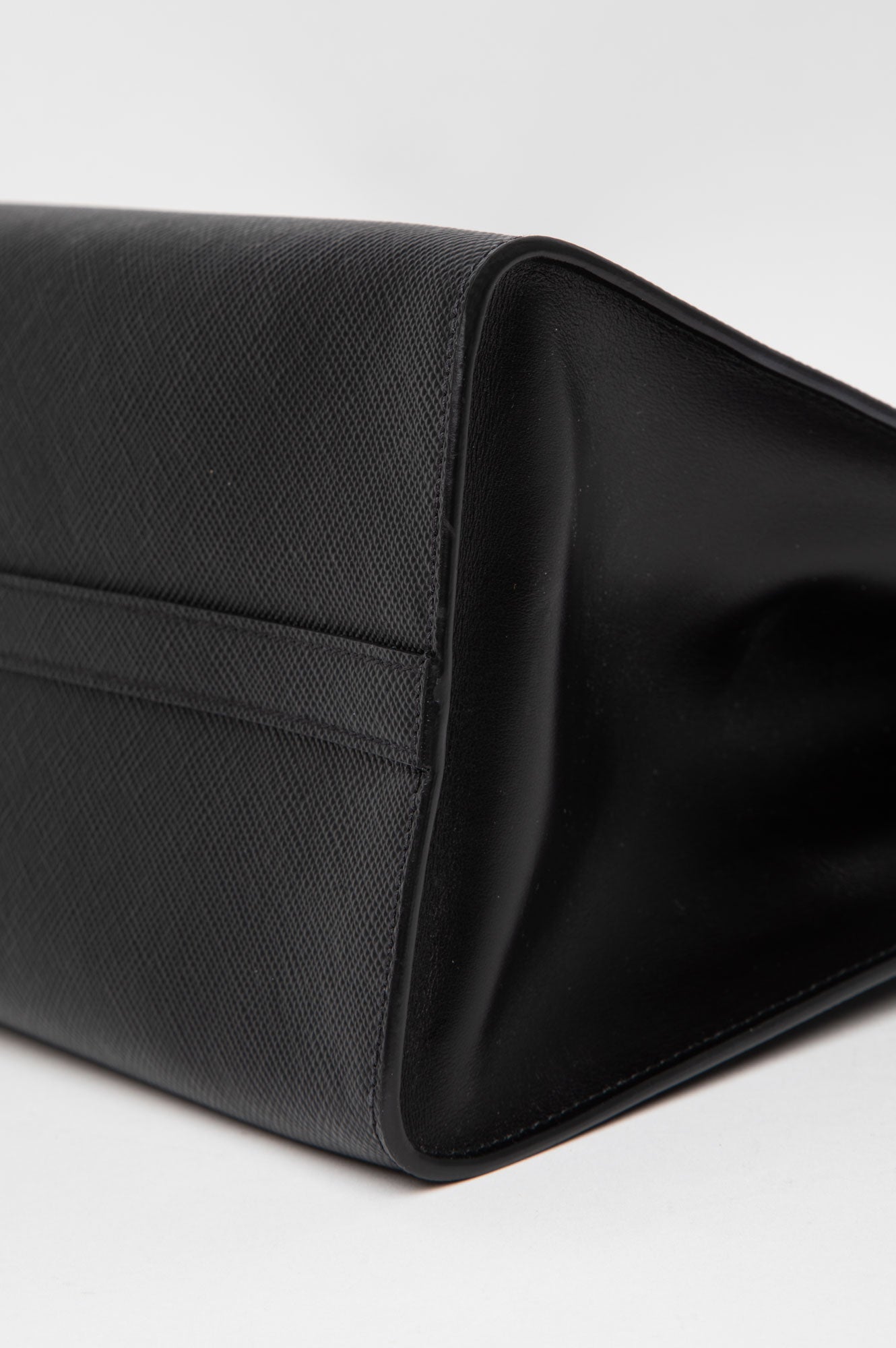 Prada Monochrome Matte Black Medium Saffiano Tote