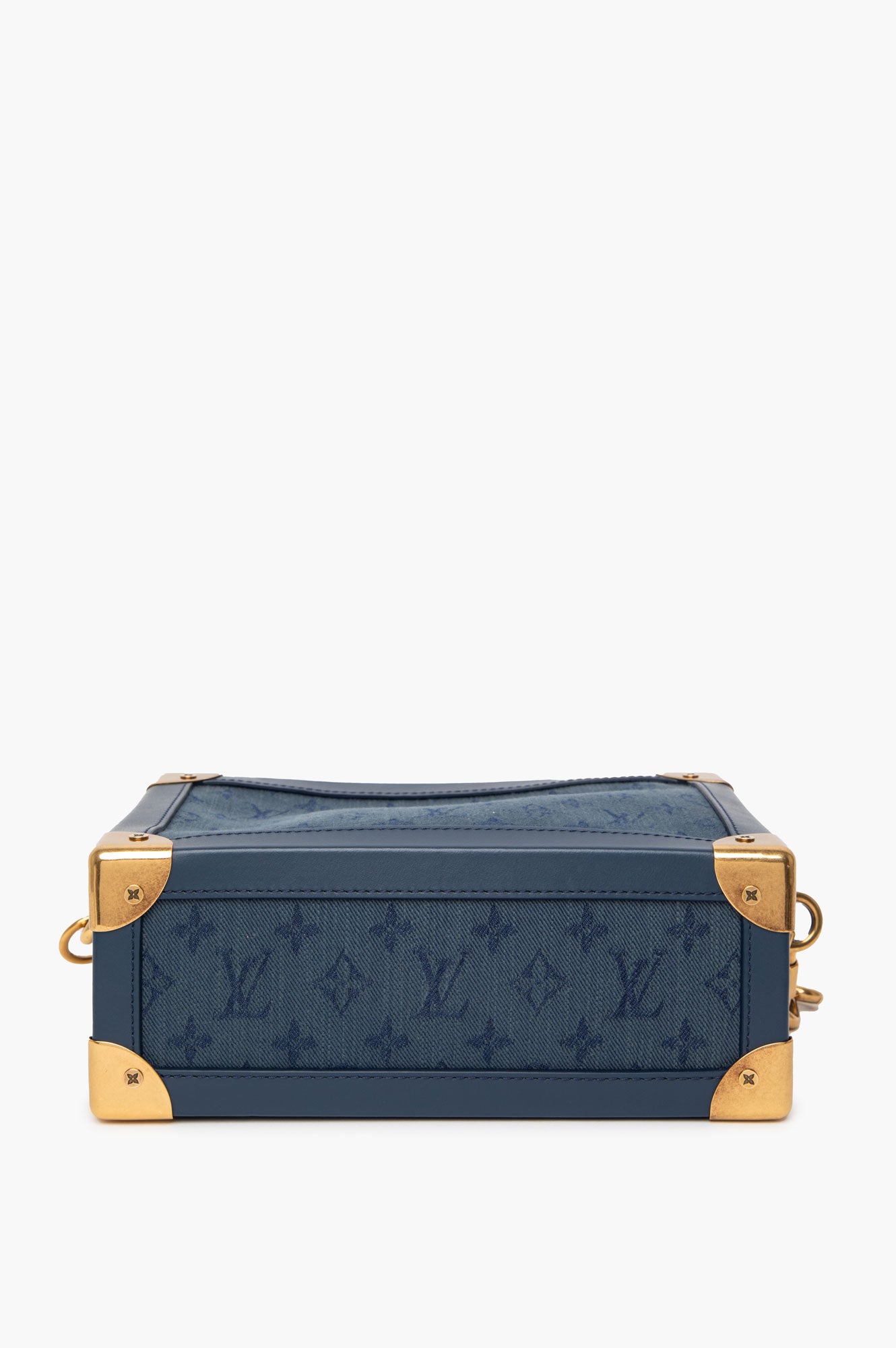 Louis Vuitton Blue Monogram Denim Soft Trunk
