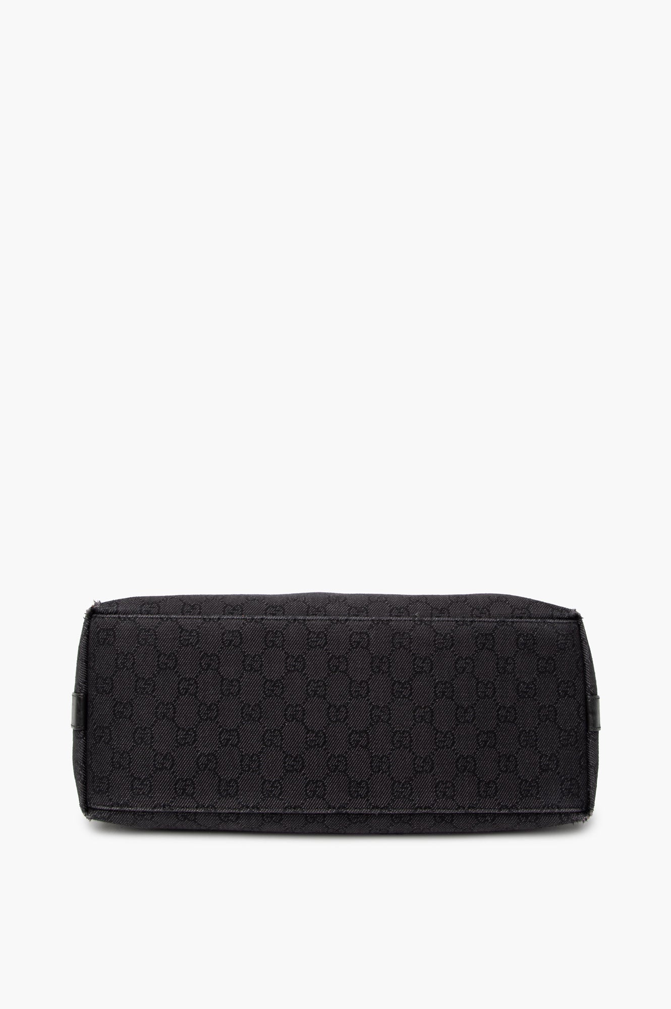 Gucci Monogram Black Hobo Shoulder Bag