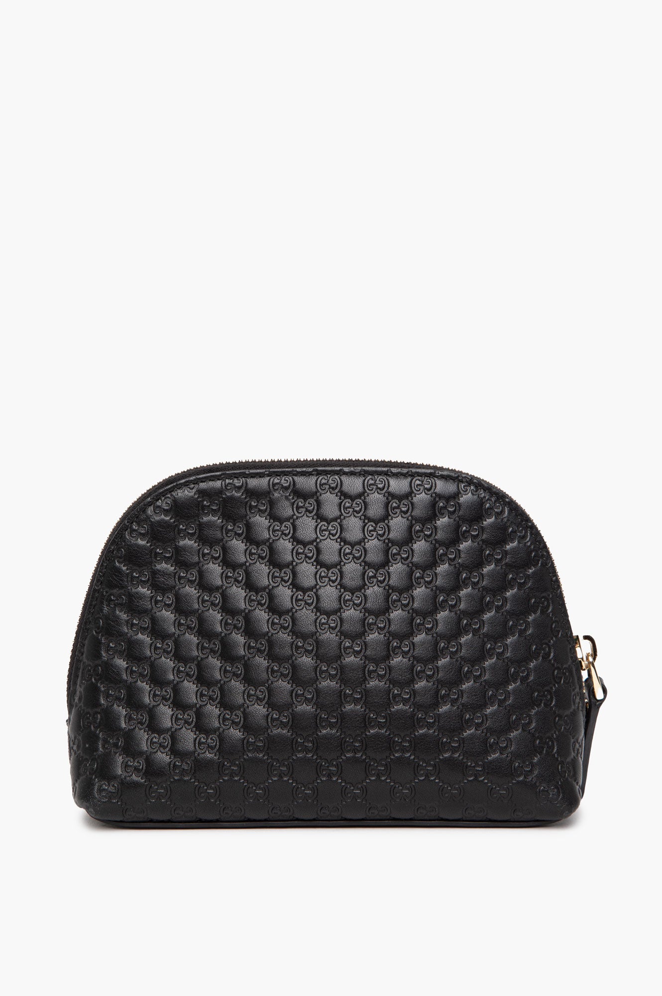 Gucci Monogram Leather Cosmetic Pouch