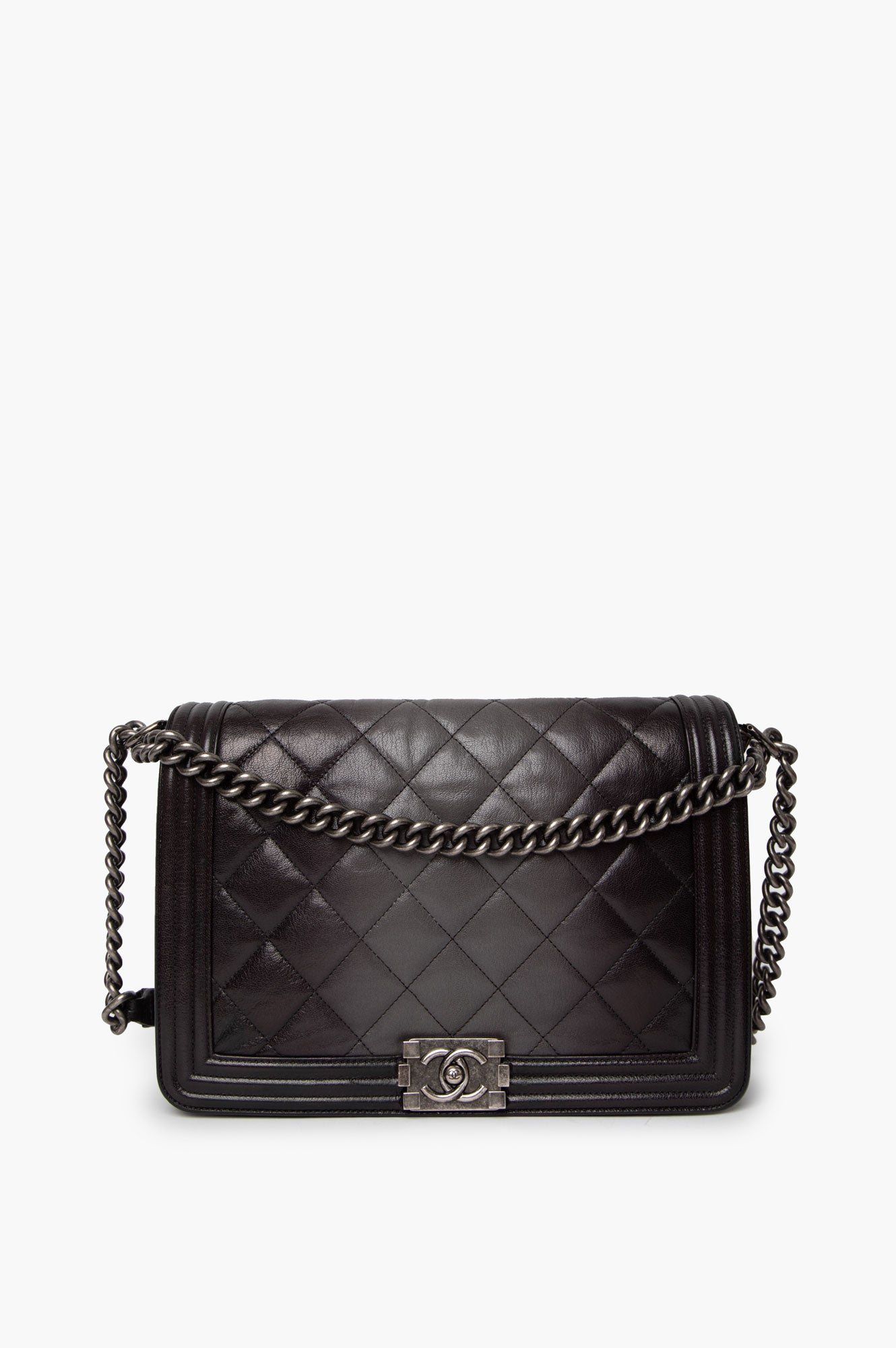 Chanel 2014 Black Large Leboy Bag