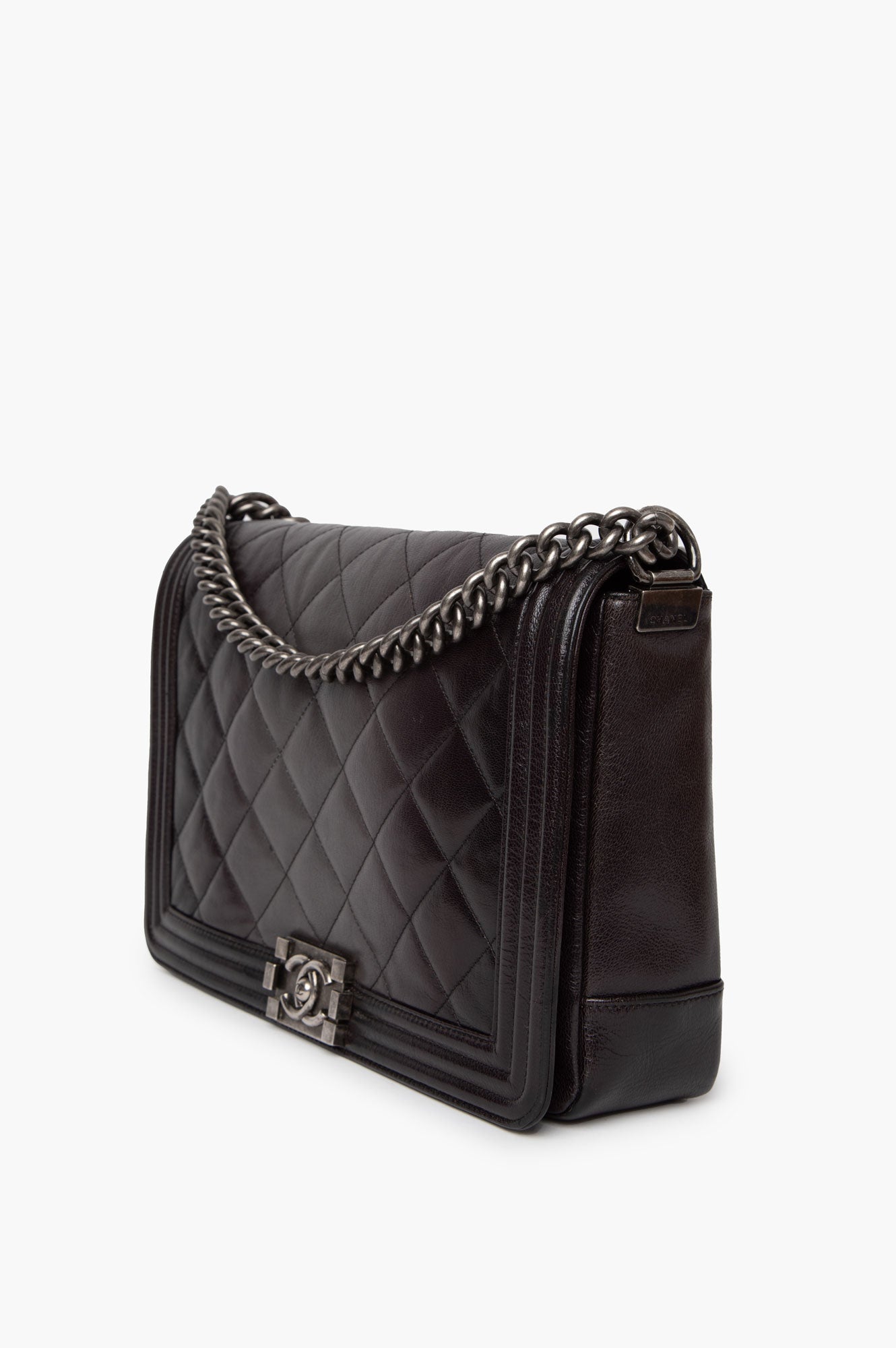 Chanel 2014 Black Large Leboy Bag