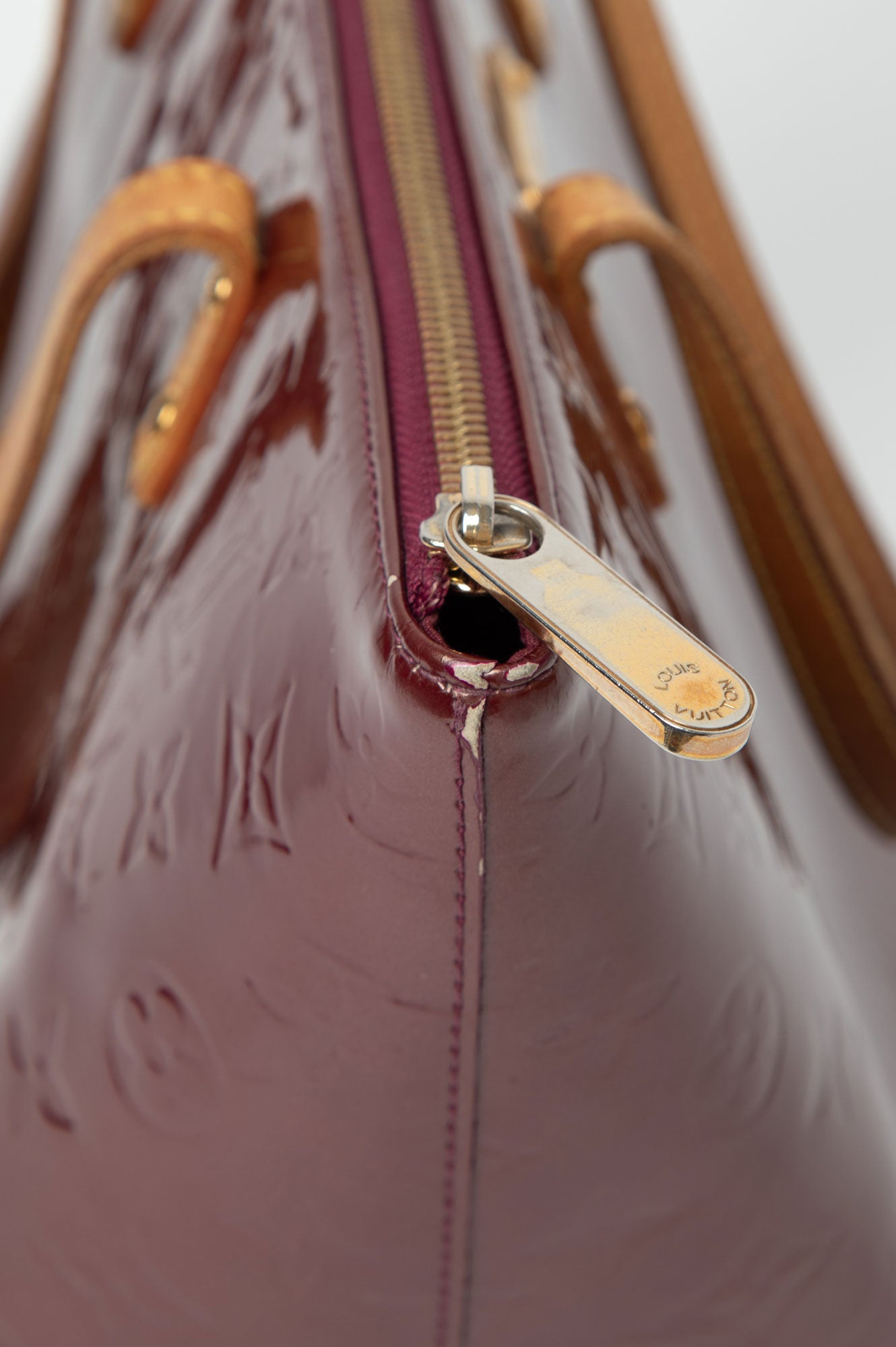 Louis Vuitton Violet Vernis Bellevue PM Tote