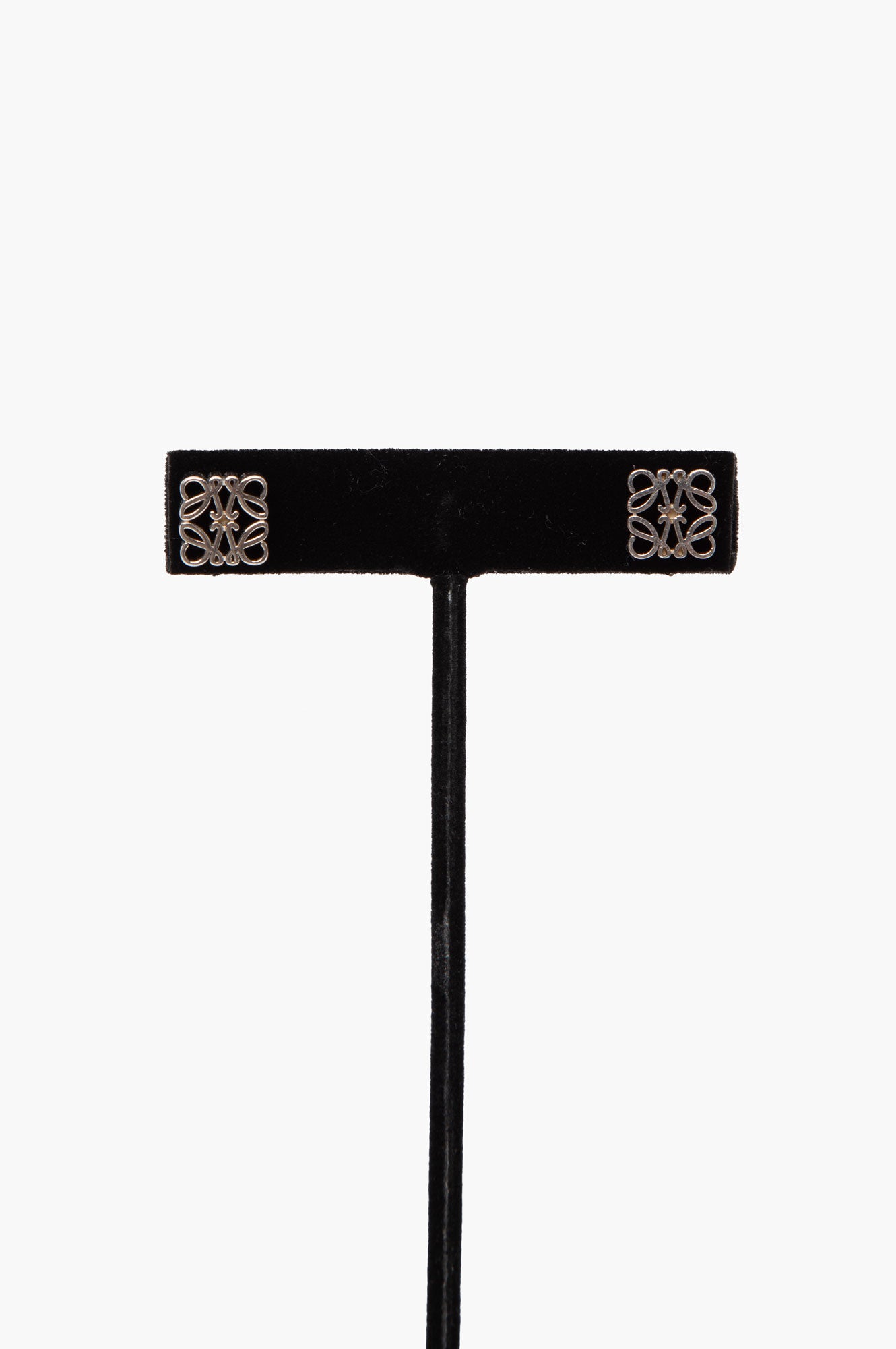 Loewe Anagram Silver Earrings