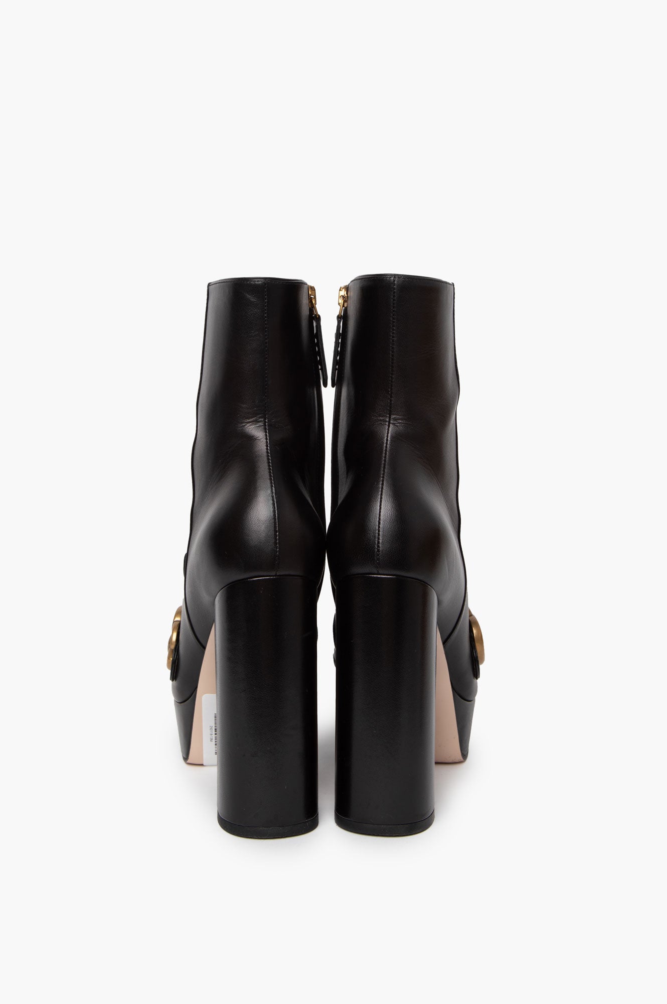 Gucci GG Marmont Leather Boots Size 39
