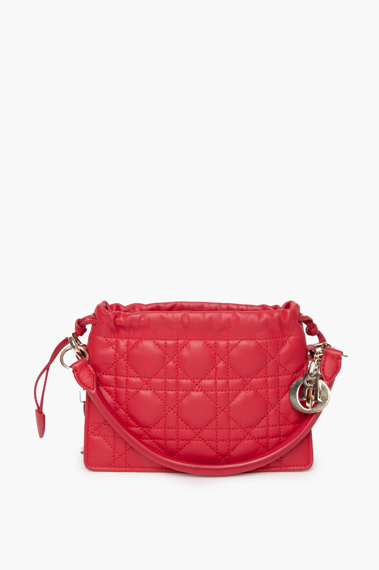 Christian Dior Red Cannage Crossbody Bag