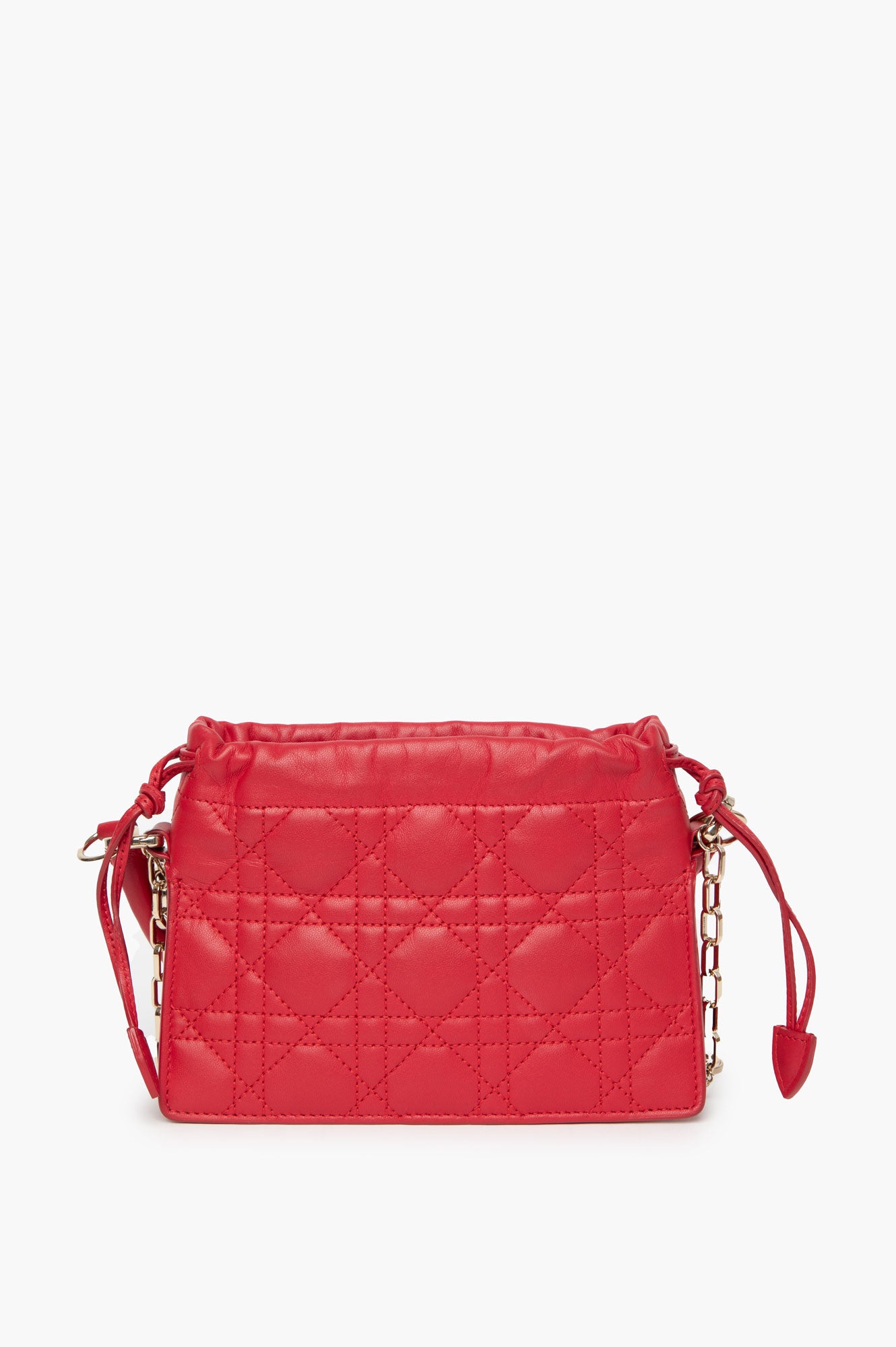 Christian Dior Red Cannage Crossbody Bag