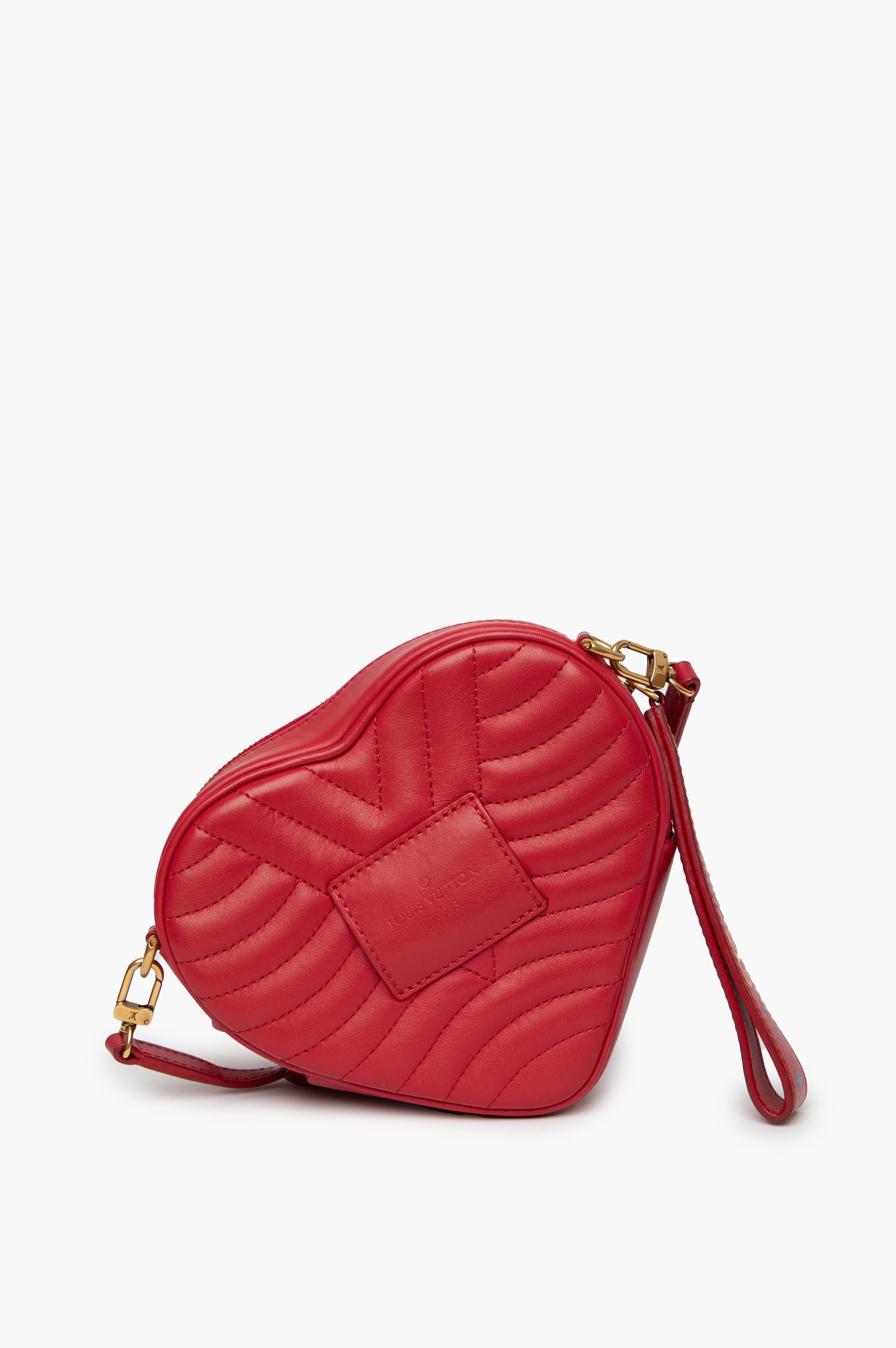 Louis Vuitton Red New Wave Heart Bag