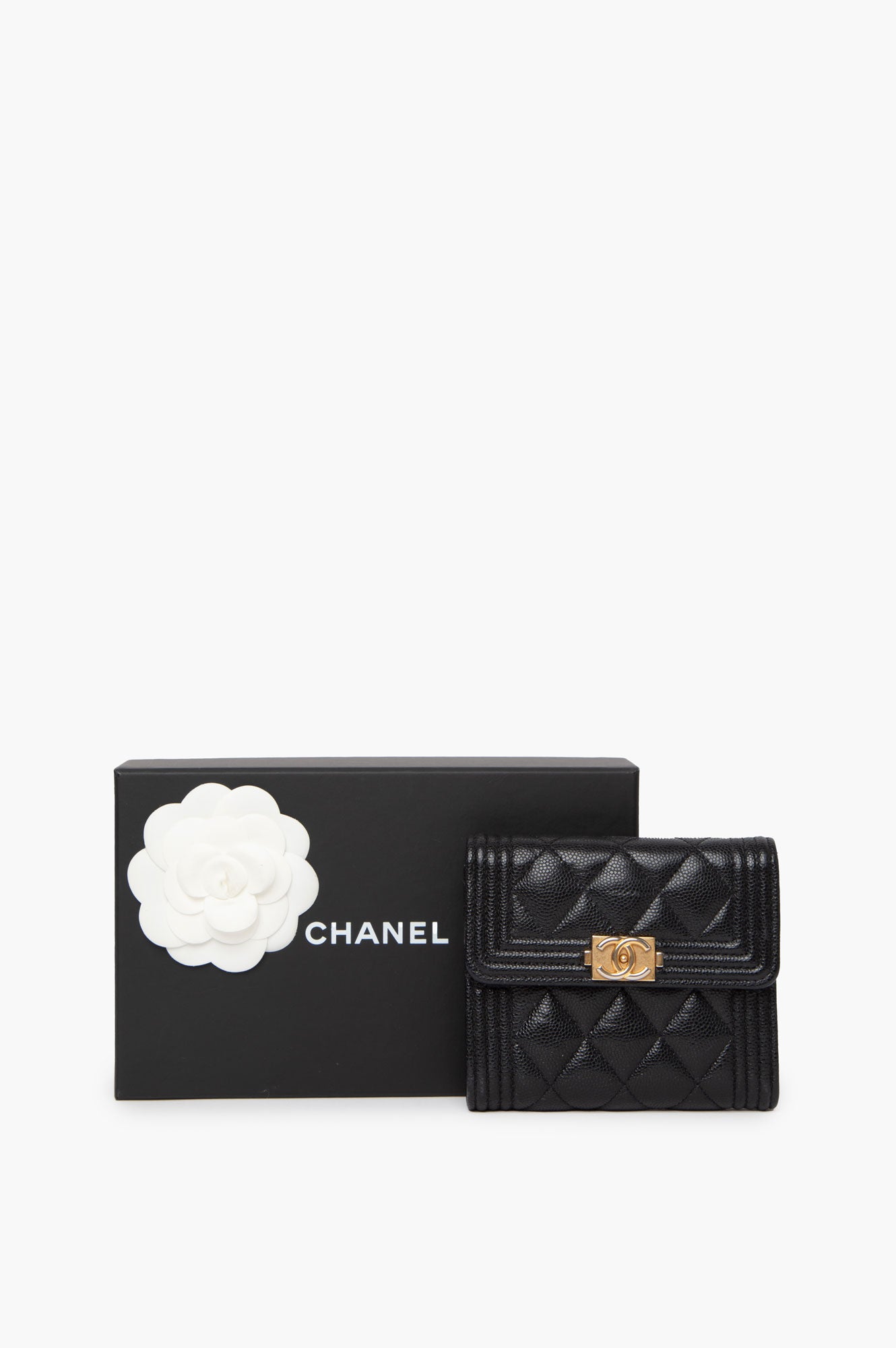 Chanel 2019 Black Boy Wallet
