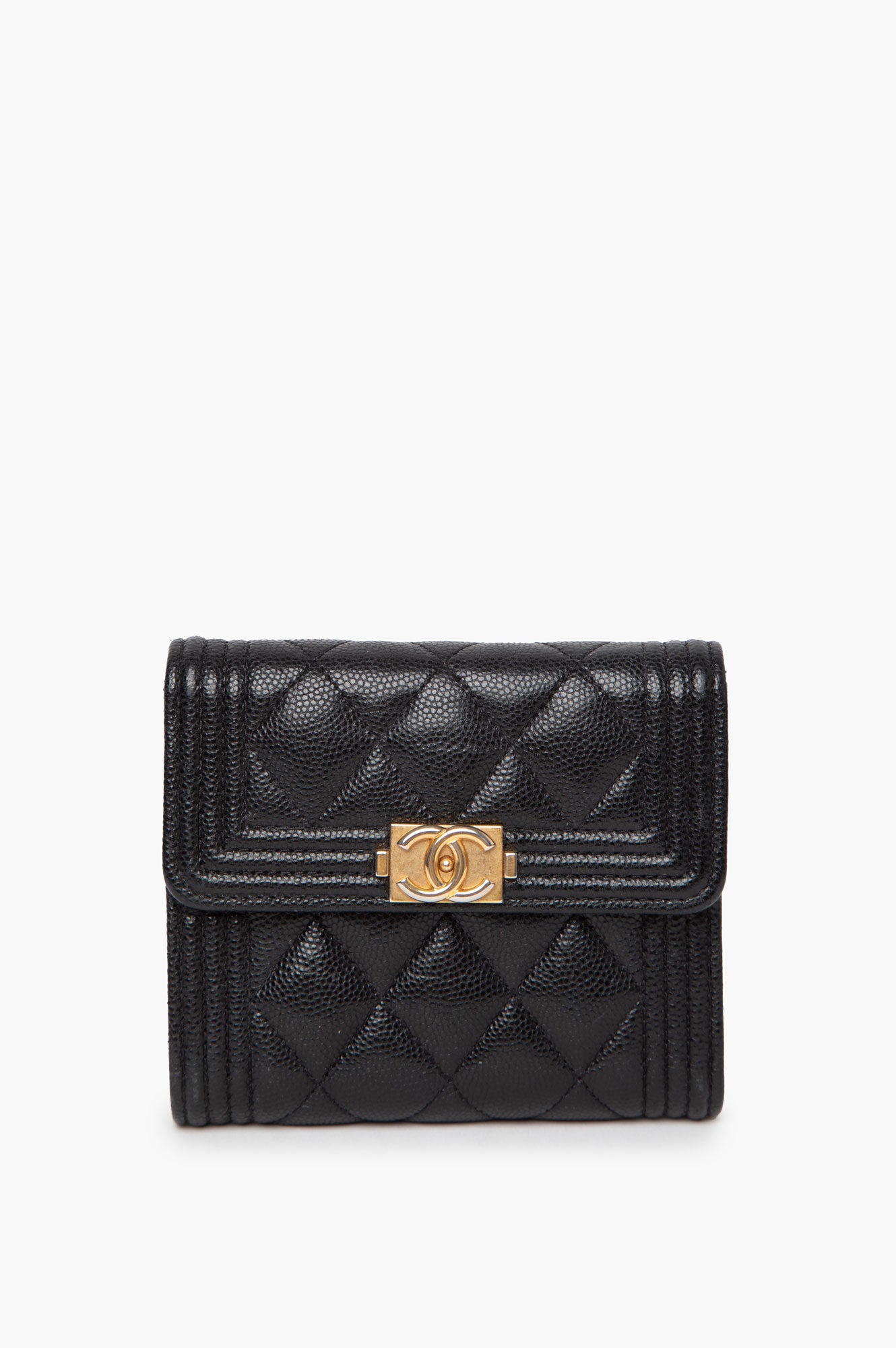 Chanel 2019 Black Boy Wallet