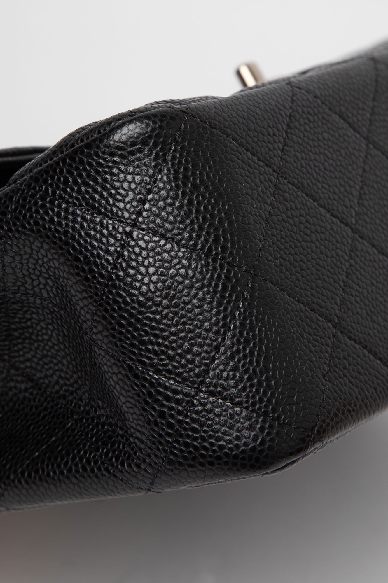 Chanel 2012 Black Caviar Jumbo Classic Flap Bag