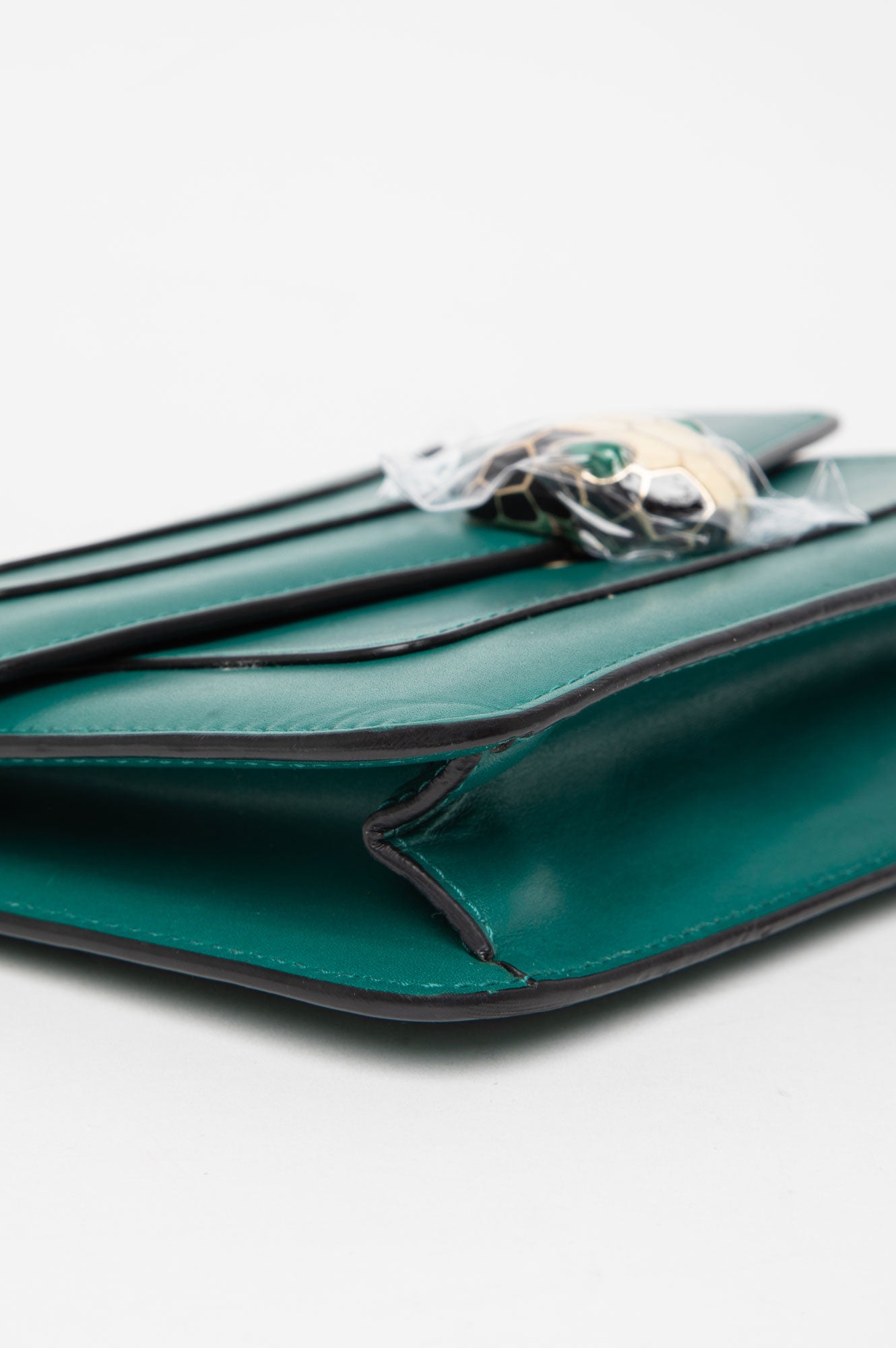 Bvlgari Green Serpenti Forever East West Shoulder Bag