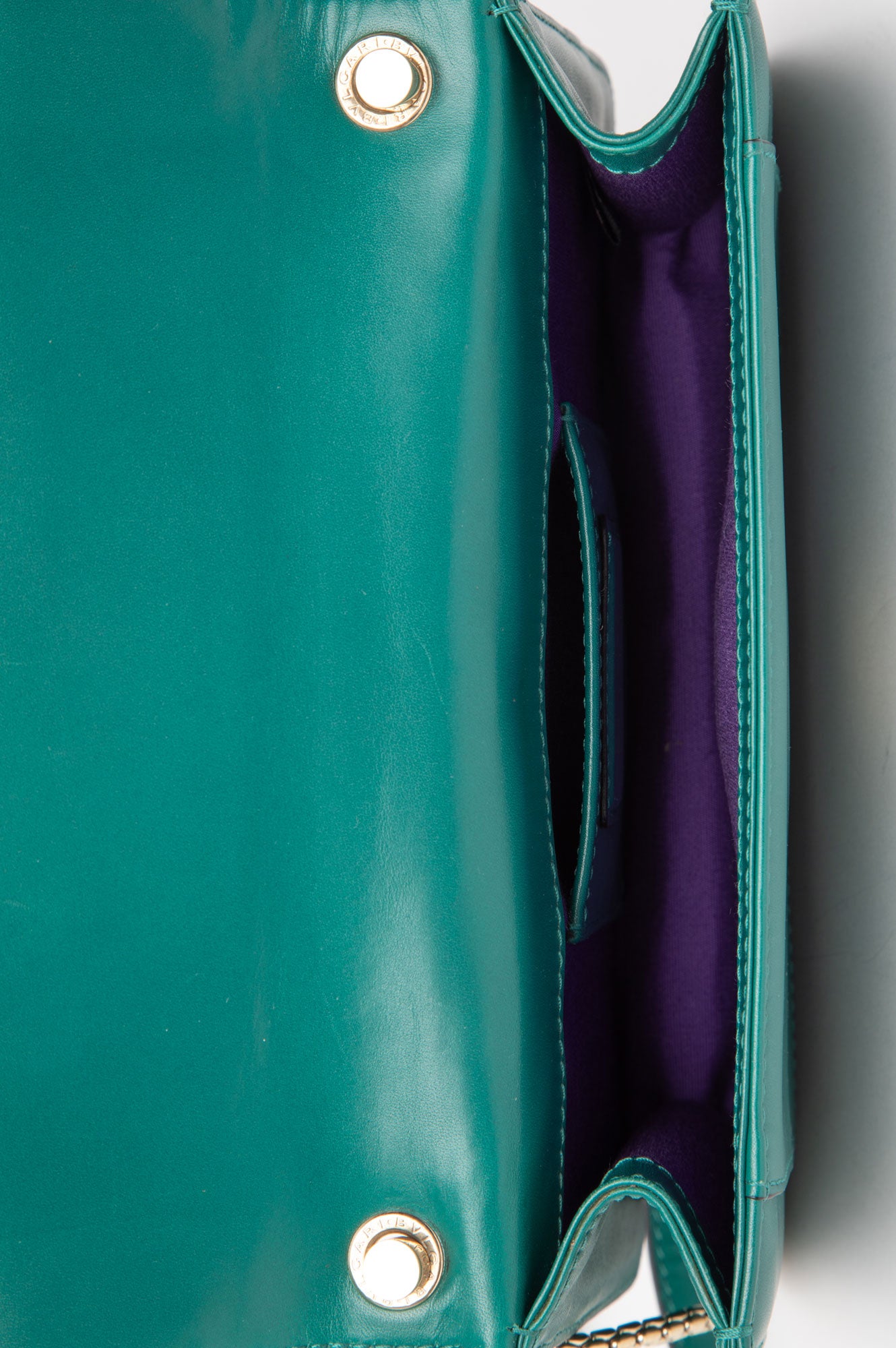 Bvlgari Green Serpenti Forever East West Shoulder Bag