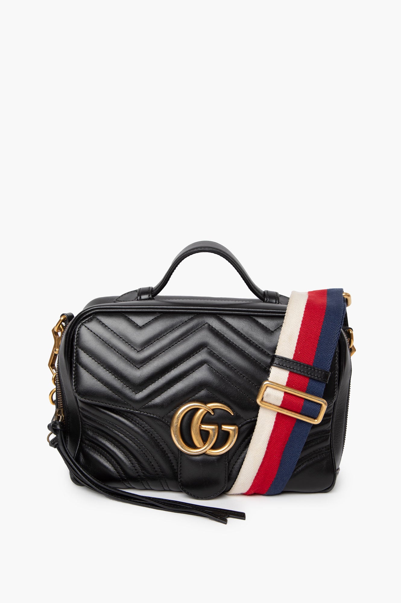 Gucci GG Marmont Sylvie Web Shoulder Bag