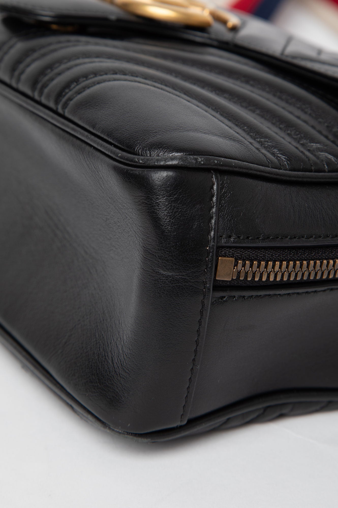 Gucci GG Marmont Sylvie Web Shoulder Bag