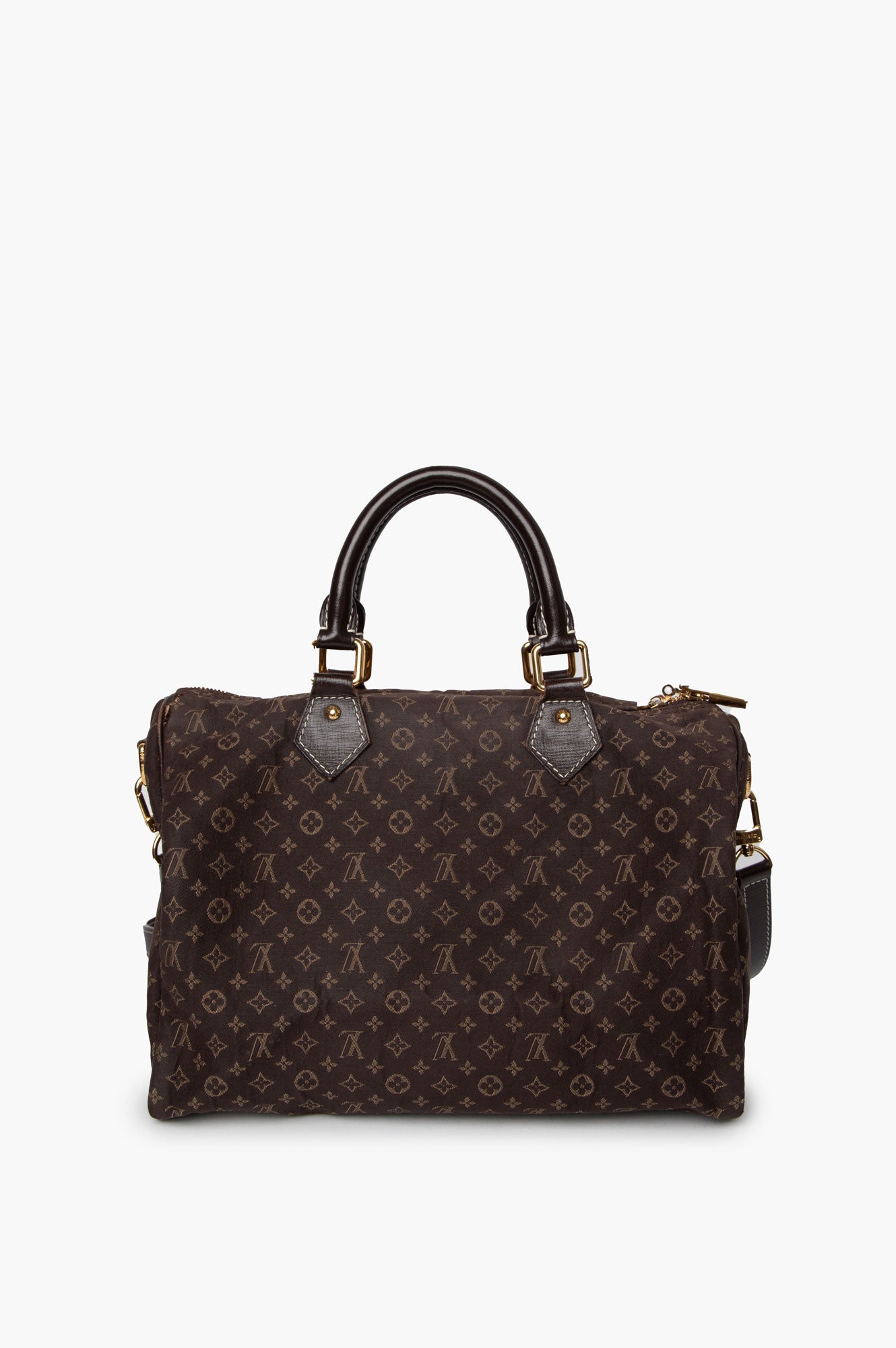Louis Vuitton Dark Brown Canvas Speedy 30 with Strap