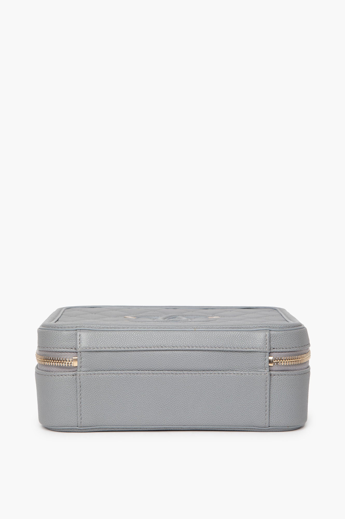 Chanel 2019 Grey Filigree Medium Bag