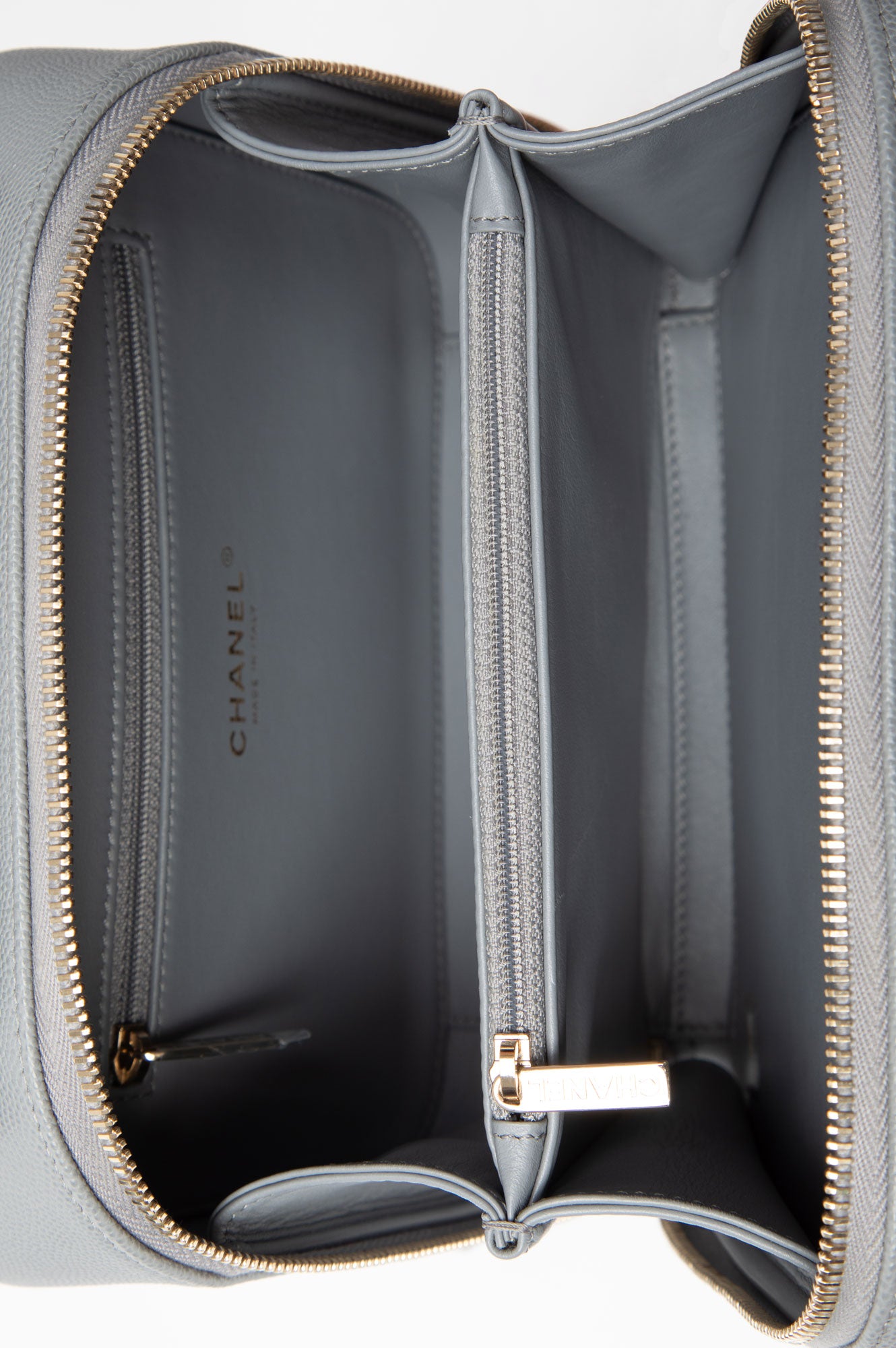 Chanel 2019 Grey Filigree Medium Bag