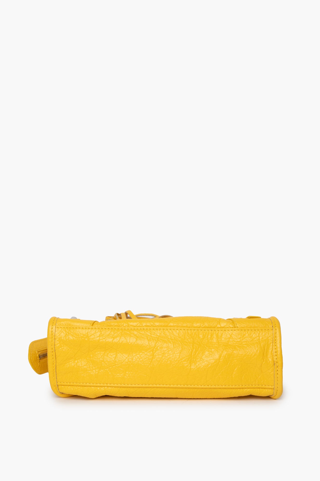 Balenciaga Yellow Agneau Classic City Bag