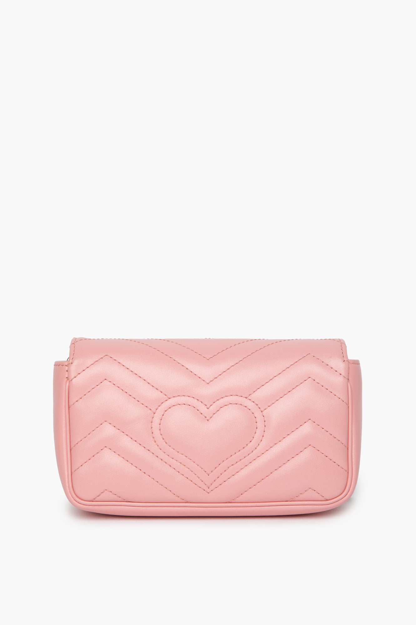 Gucci Pink Super Mini GG Marmont Matelasse Bag