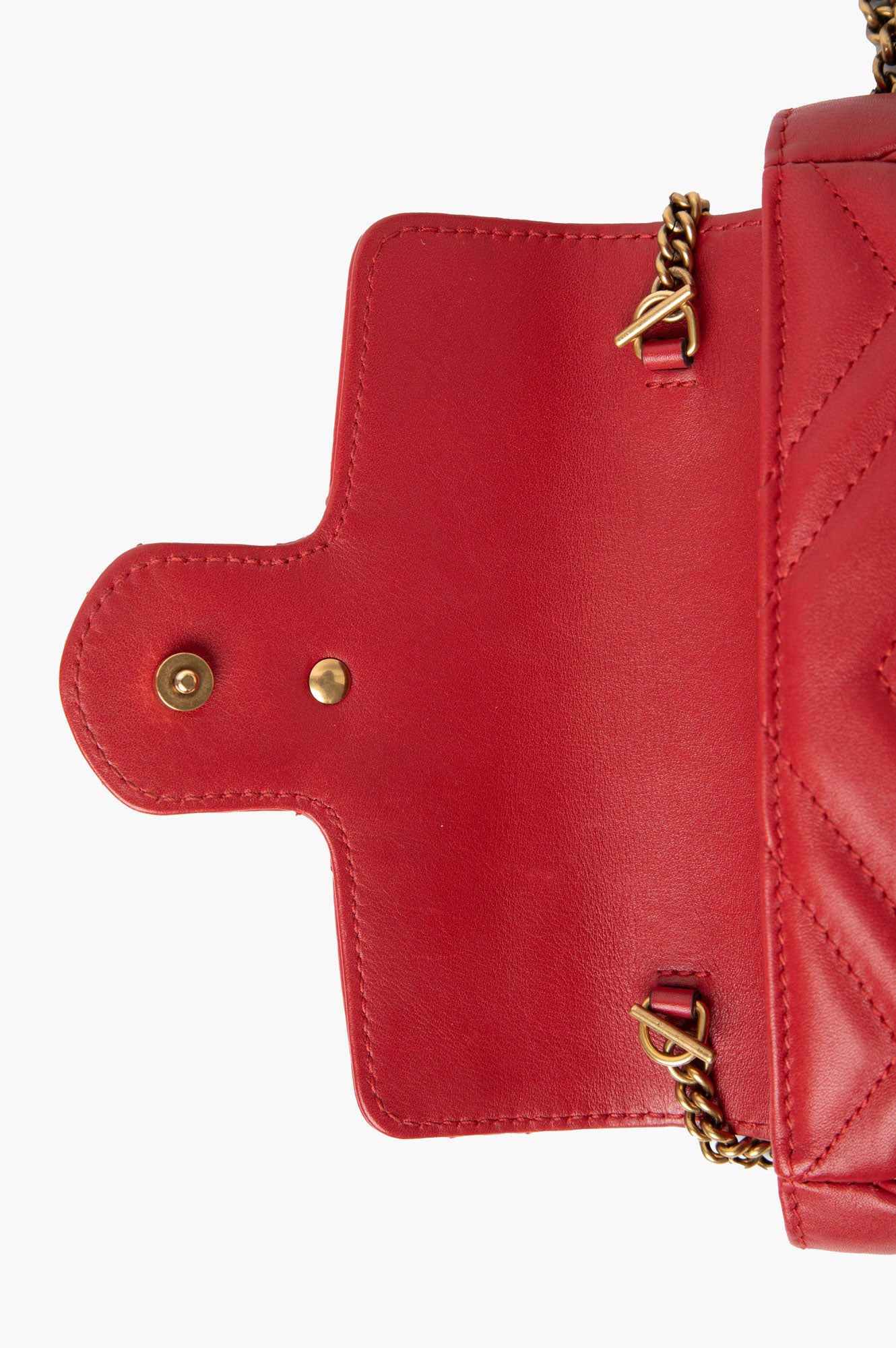 Gucci Red Super Mini Marmont Bag