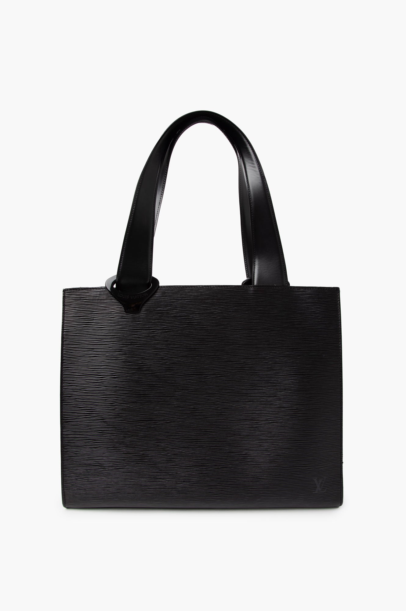 Louis Vuitton Black Epi Leather Gemeaux Tote Bag