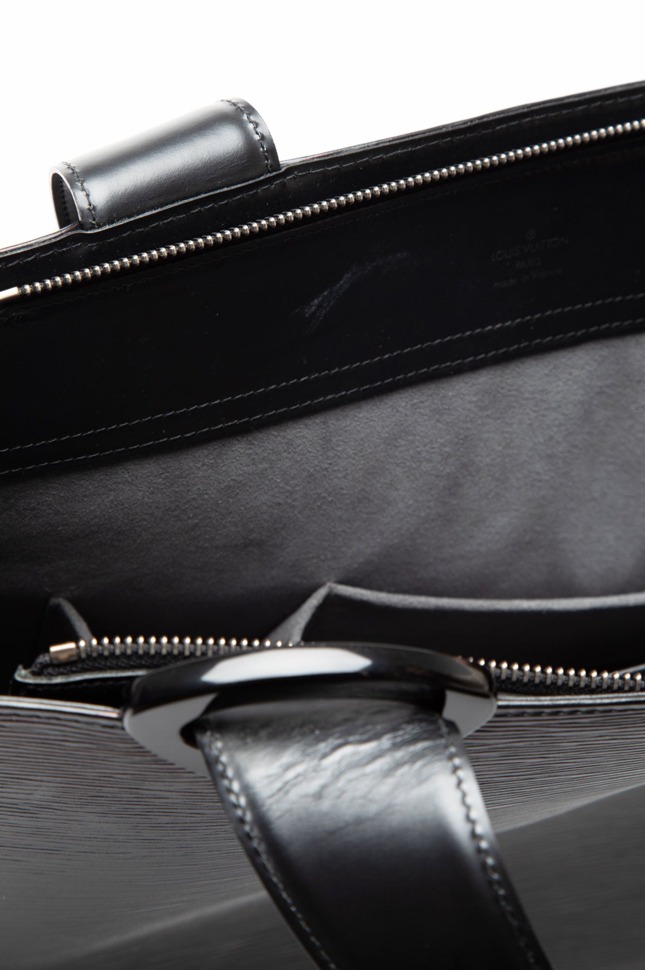 Louis Vuitton Black Epi Leather Gemeaux Tote Bag