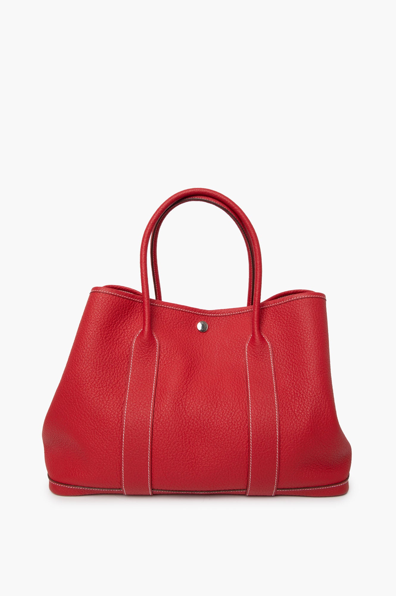 Hermes Red Garden Party 36 Bag