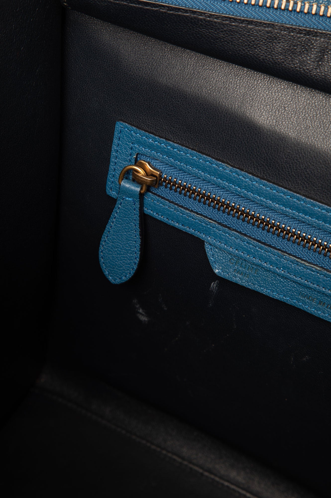 Celine Blue Large Luggage Bag