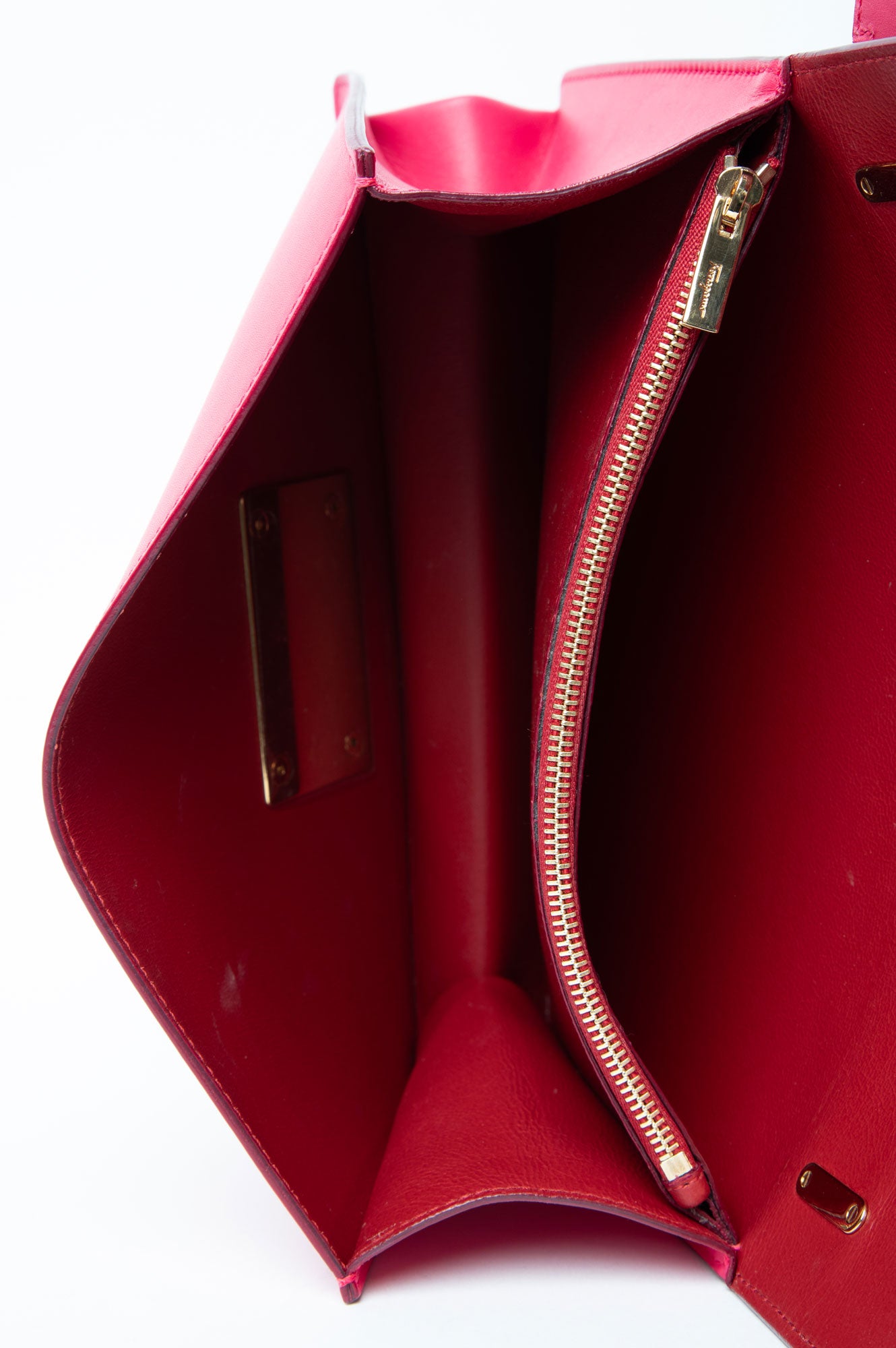 Salvatore Ferragamo Pink 3 Way Leather Bag