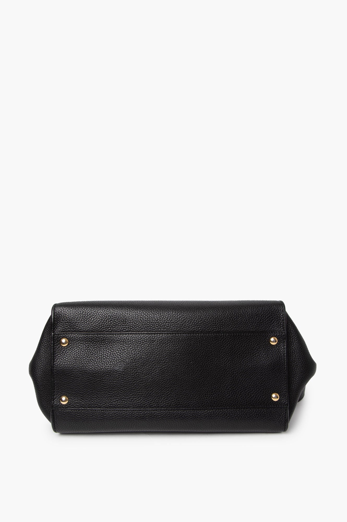 Salvatore Ferragamo Sofia Black Top Handle Leather Bag
