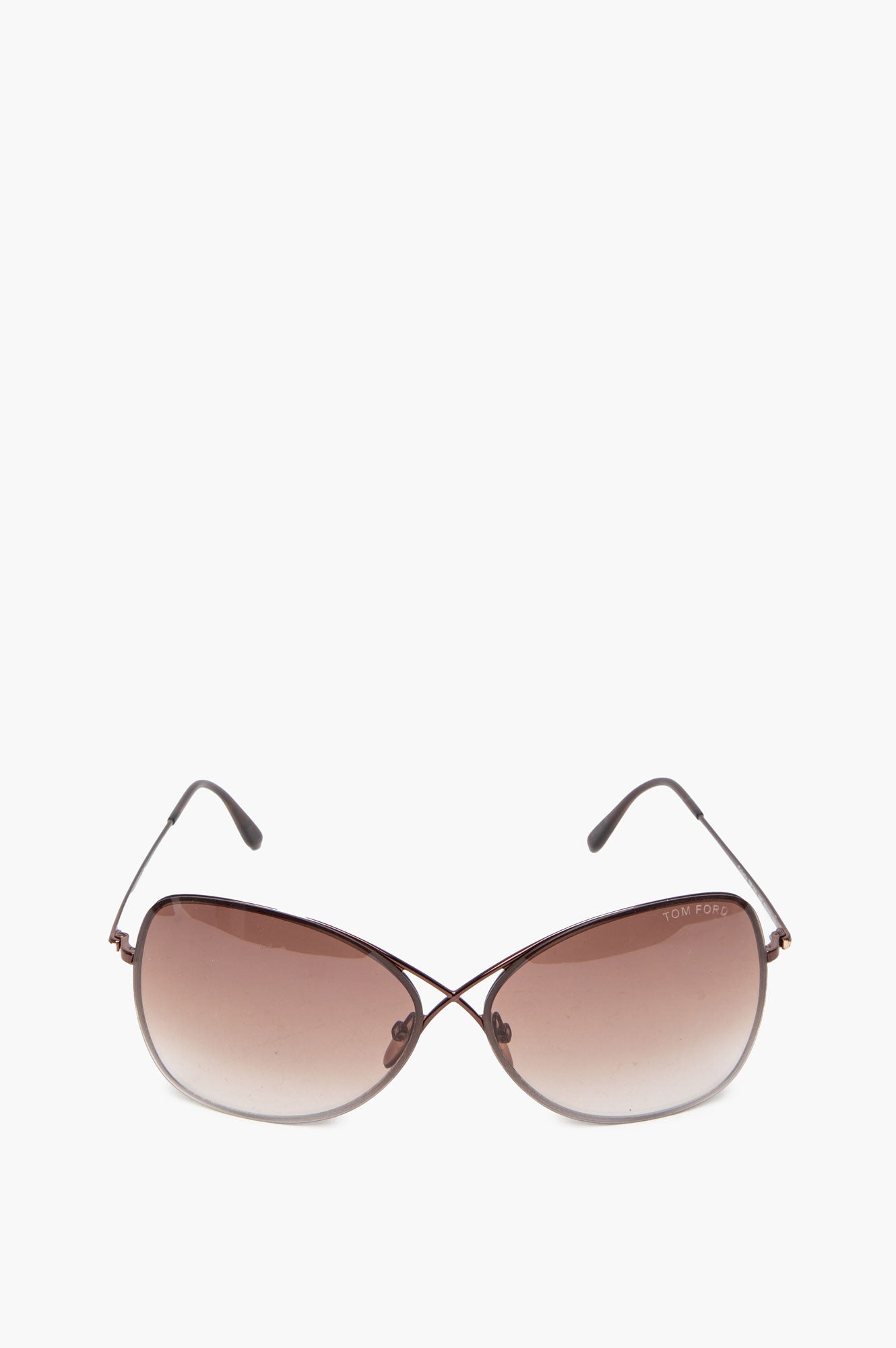 Tom Ford Dark Brown Colette Butterfly Sunglasses