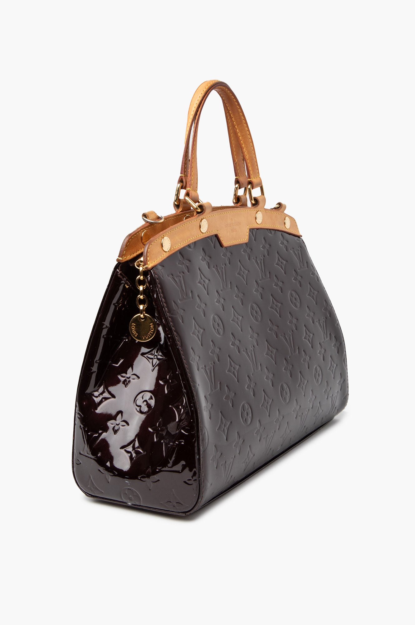 Louis Vuitton Amarante Vernis MM Brea Bag