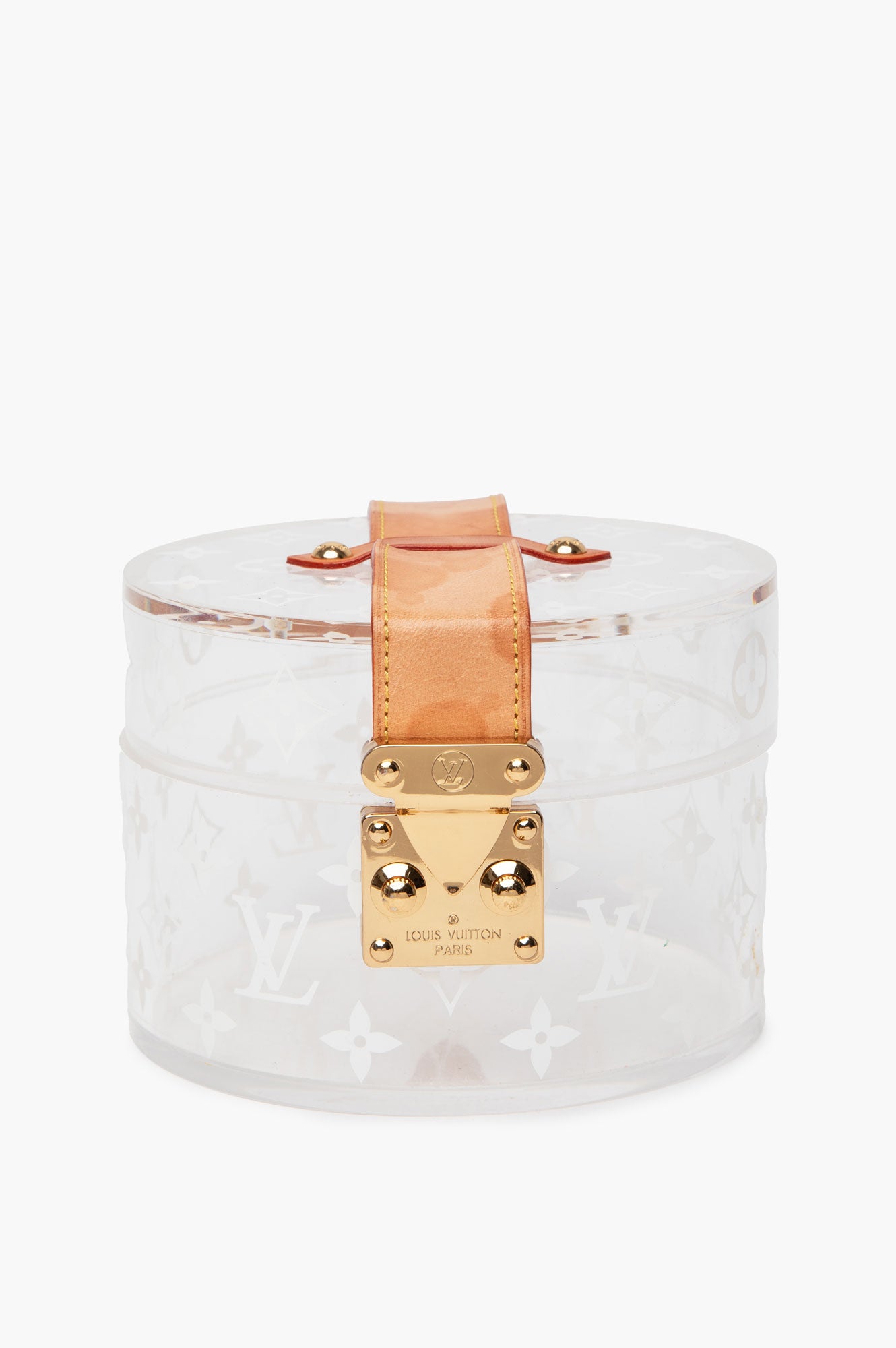 Louis Vuitton Lucite Monogram Box