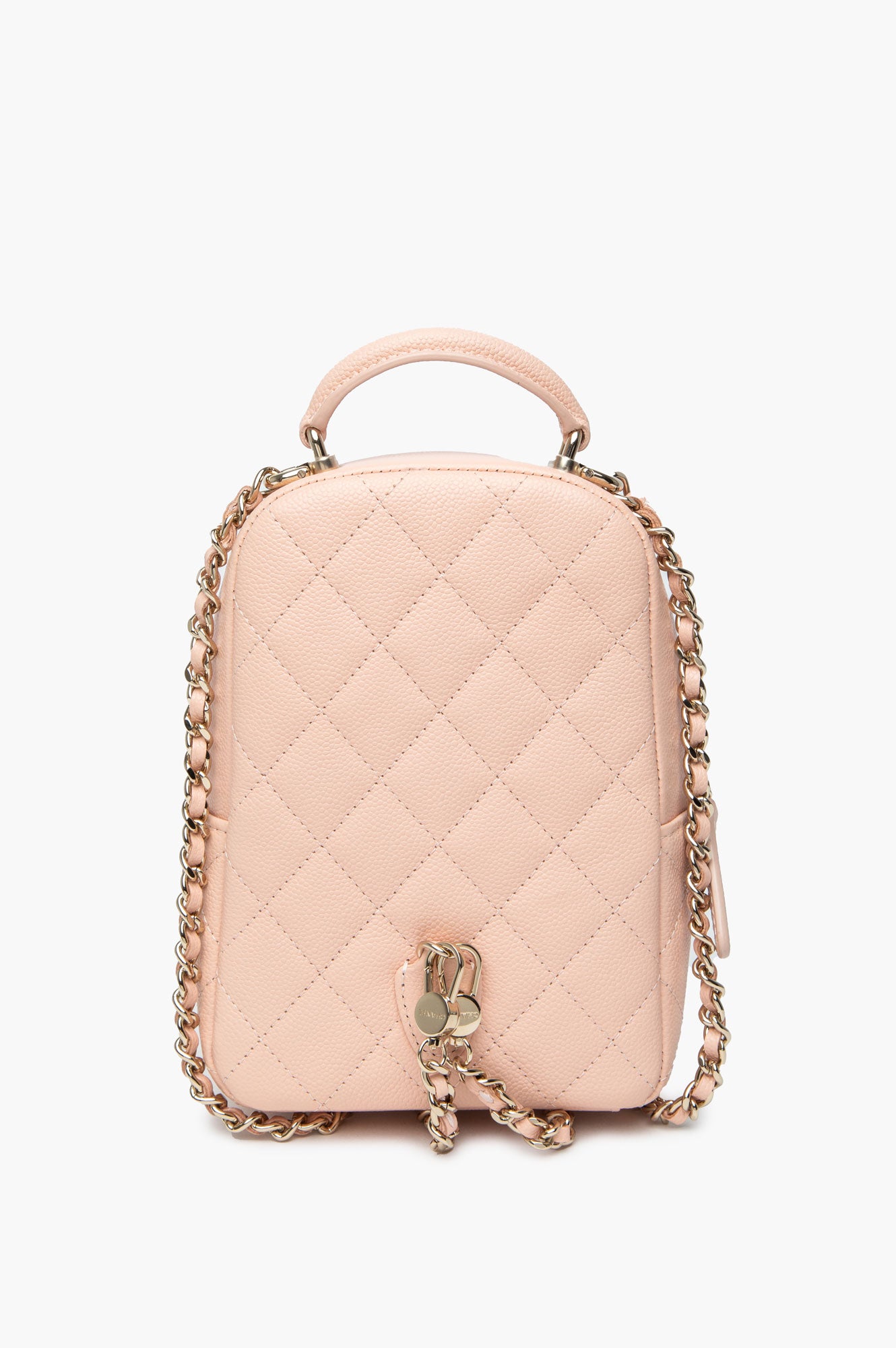 Chanel Light Pink Caviar 24C Mini Backpack