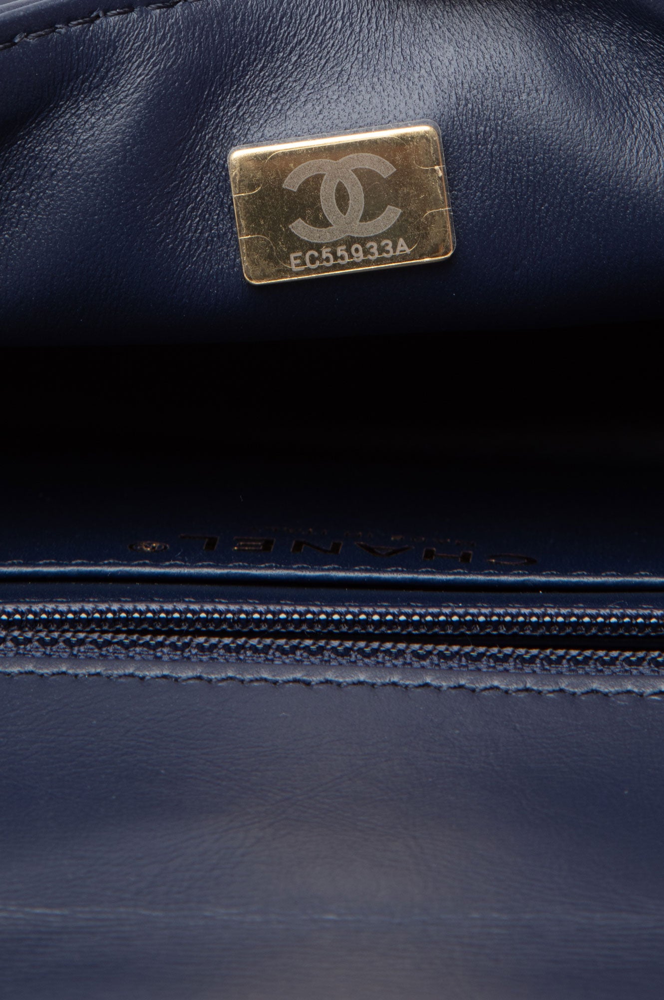 Chanel Navy Aged Calfskin 2.55 Reissue Mini Flap Bag