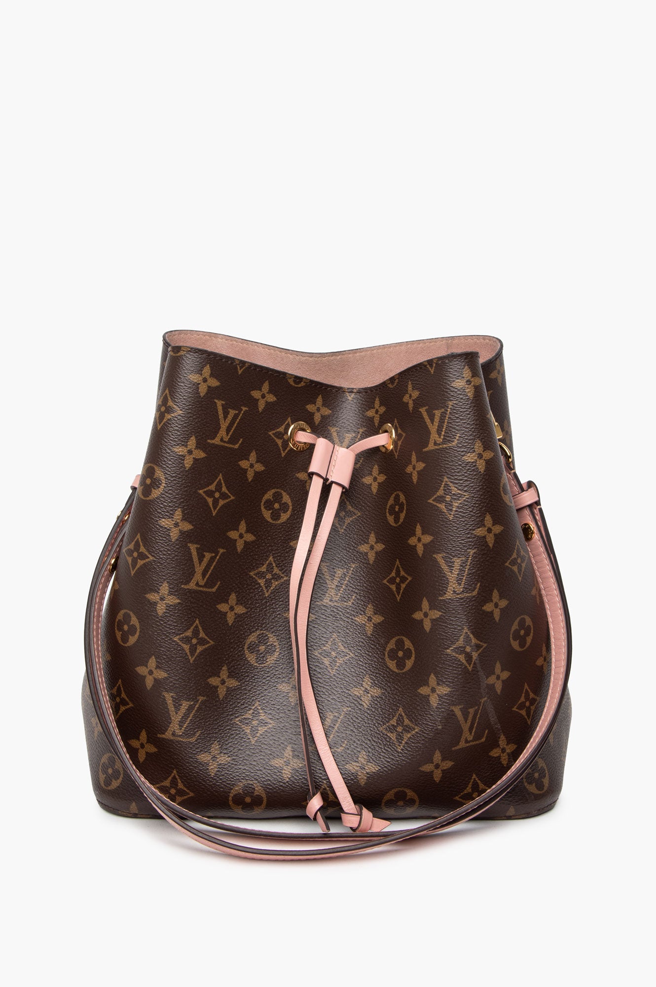 Louis Vuitton Monogram/Rose Poudre Pink MM NeoNoe Bucket Bag