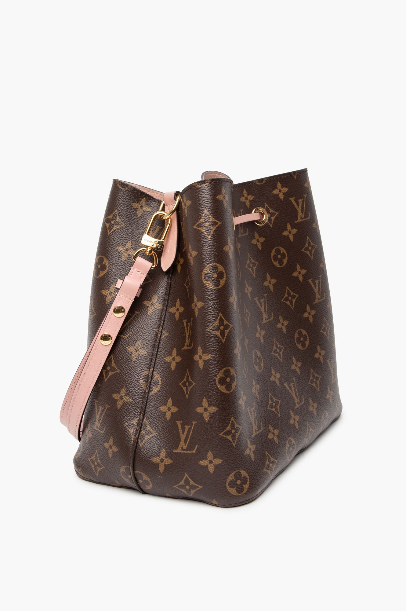 Louis Vuitton Monogram/Rose Poudre Pink MM NeoNoe Bucket Bag