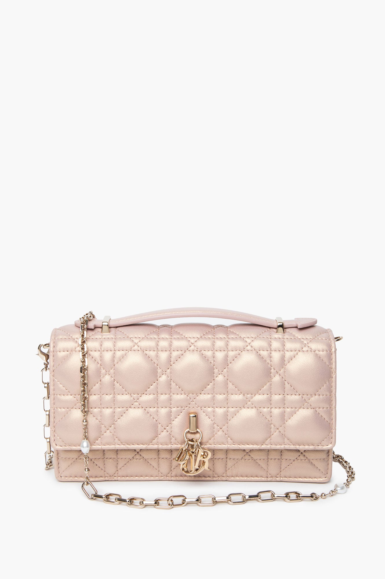 Dior Mini Pink Champagne Cannage My Dior Bag