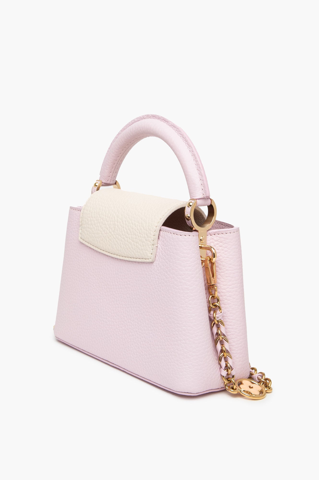 Louis Vuitton Capucines Lovelock Marshmallow Taurillon Mini