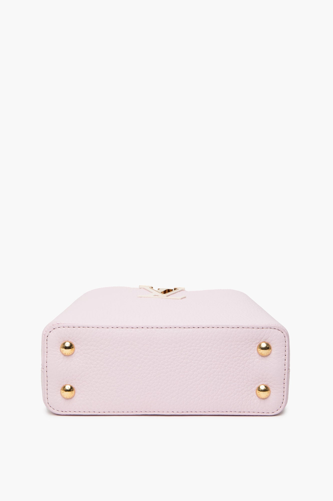 Louis Vuitton Capucines Lovelock Marshmallow Taurillon Mini