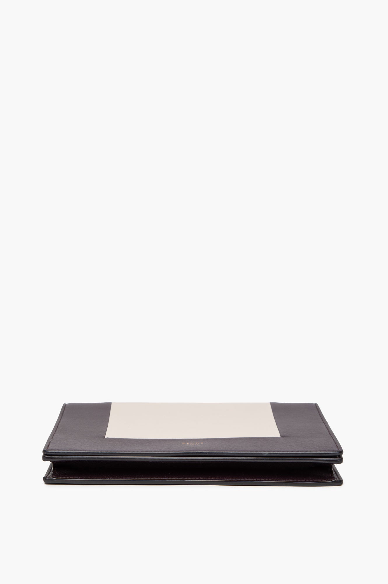 Celine Burgundy Lambskin Frame Evening Chain Clutch