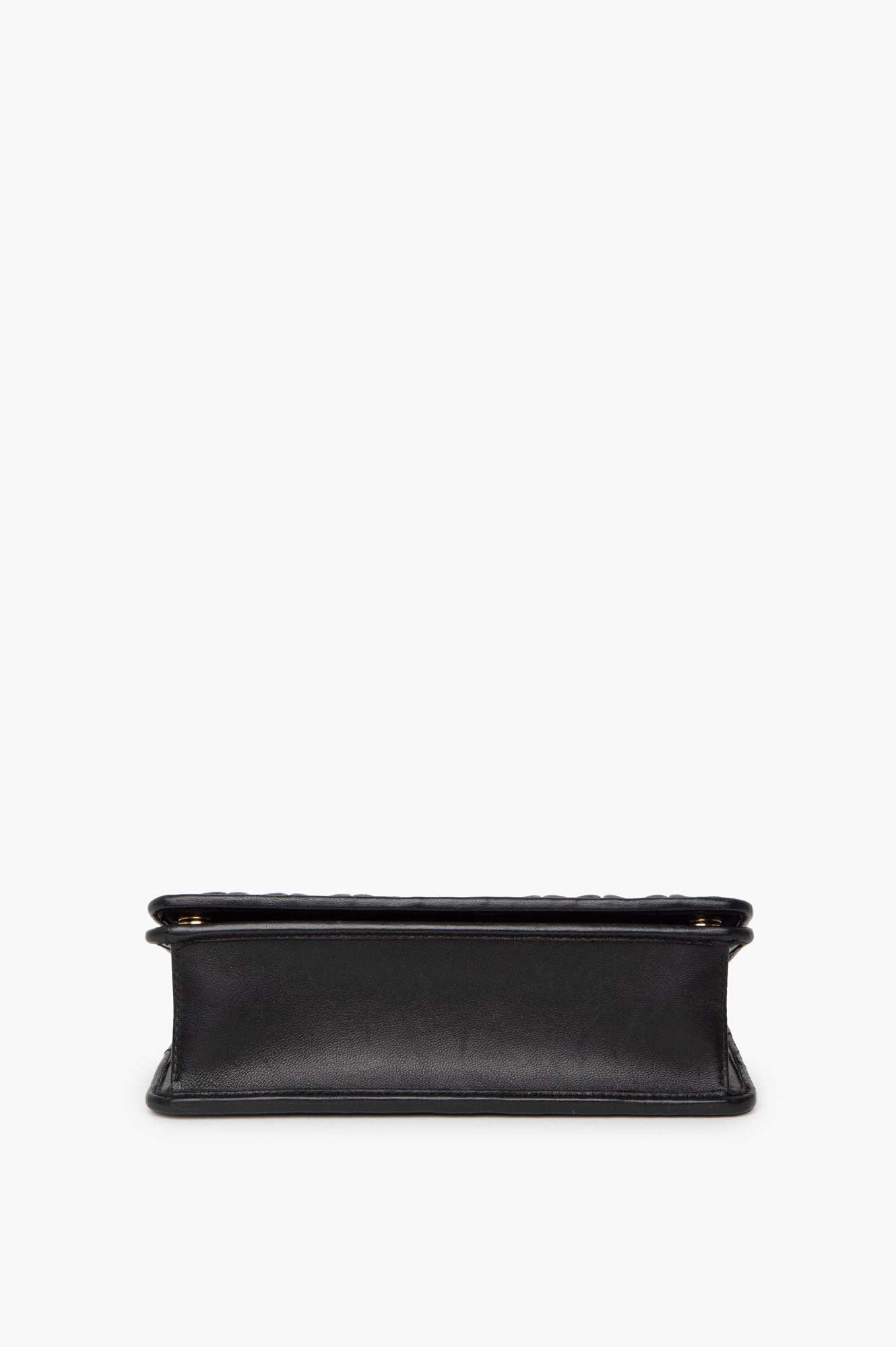 Miu Miu Black Small Matelasse Leather Bag