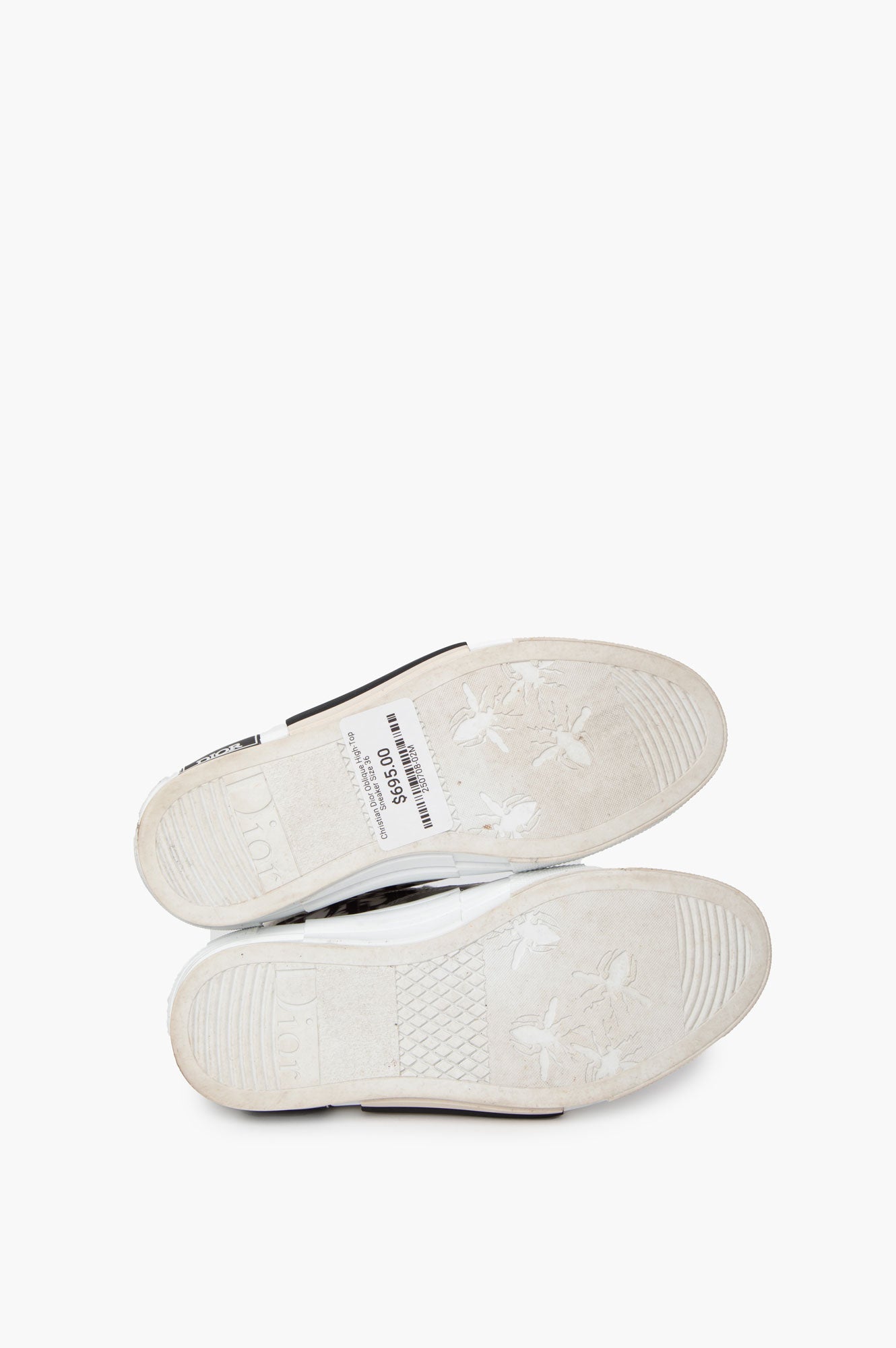 Christian Dior Oblique High-Top Sneaker Size 36