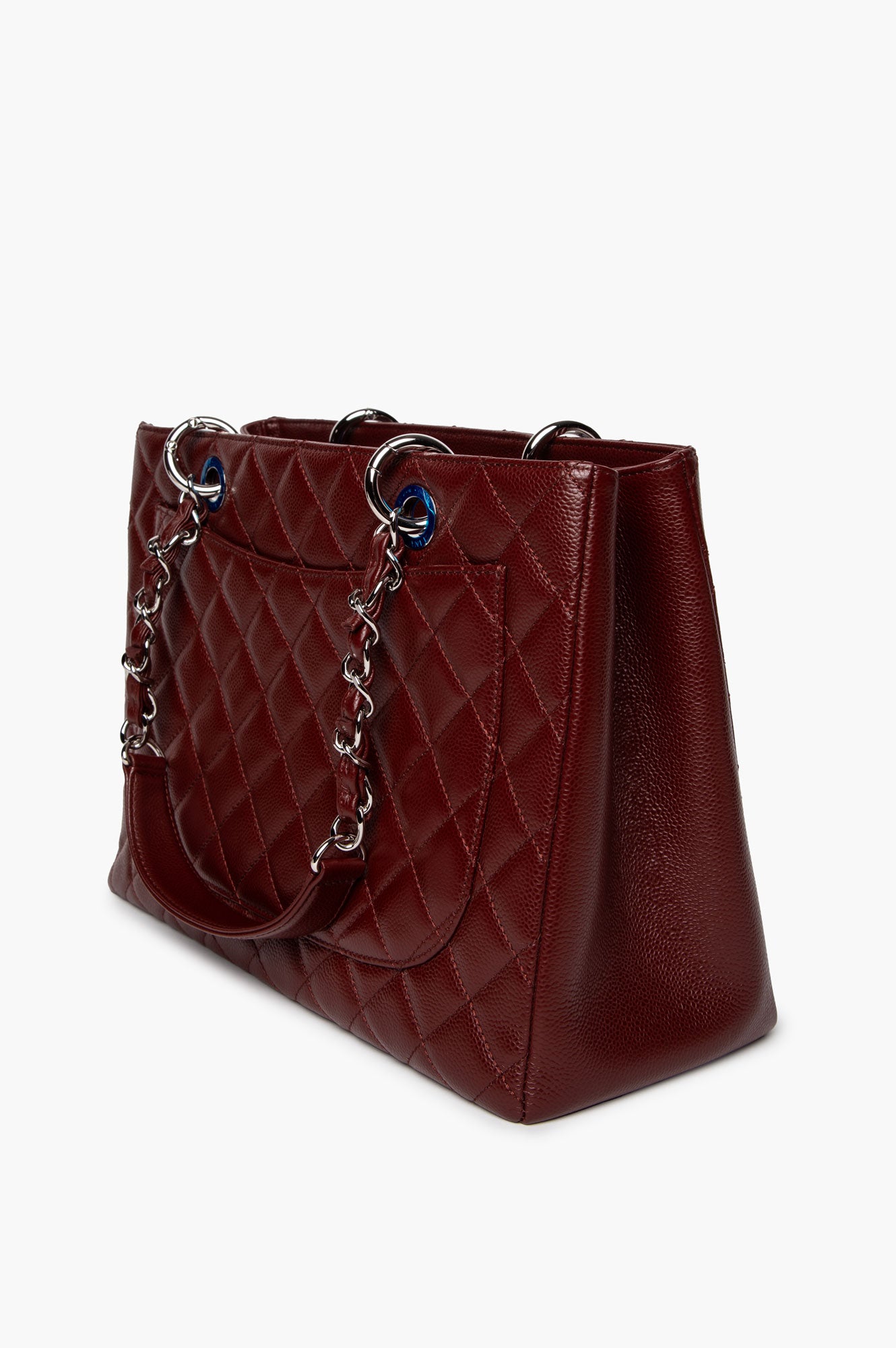 Chanel Burgundy Caviar Leather GST